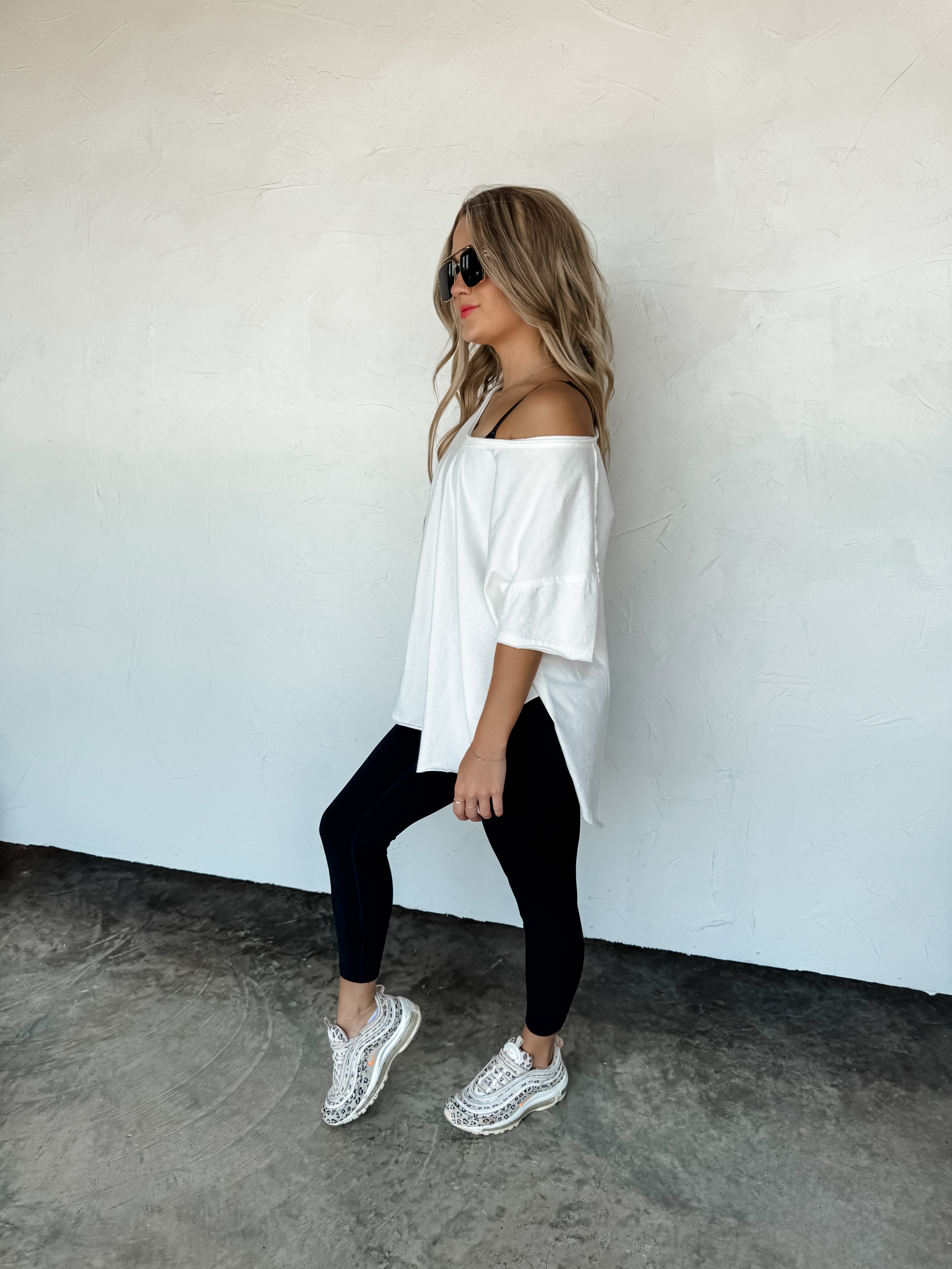 PRE-ORDER: JOEY VNECK WASHED COTTON BOYFRIEND TEE