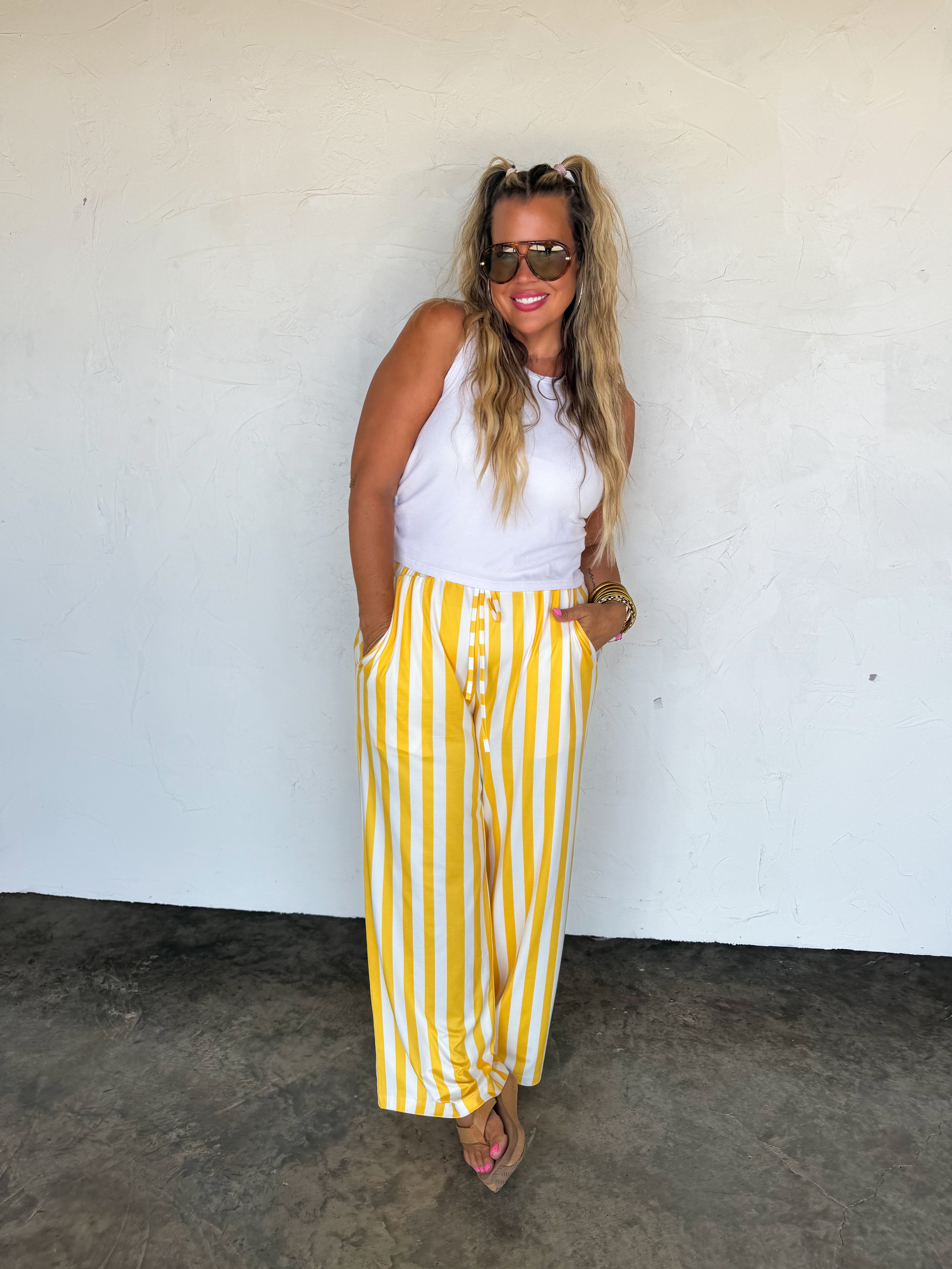 PRE-ORDER: GAME DAY HADDIE WIDE LEG PANTS