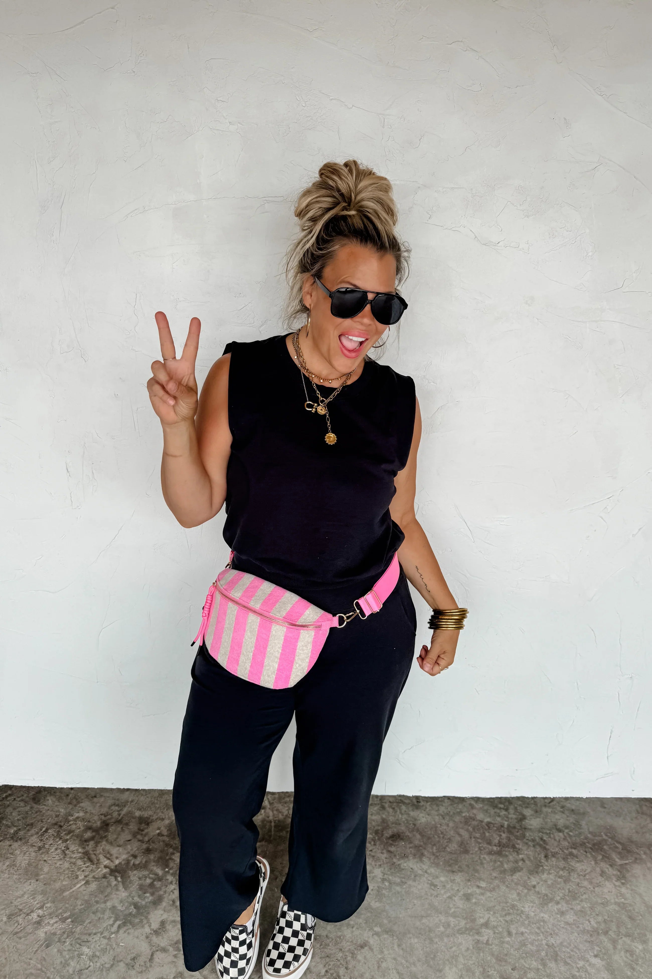 PRE-ORDER: Stripe Terry Bum Bag