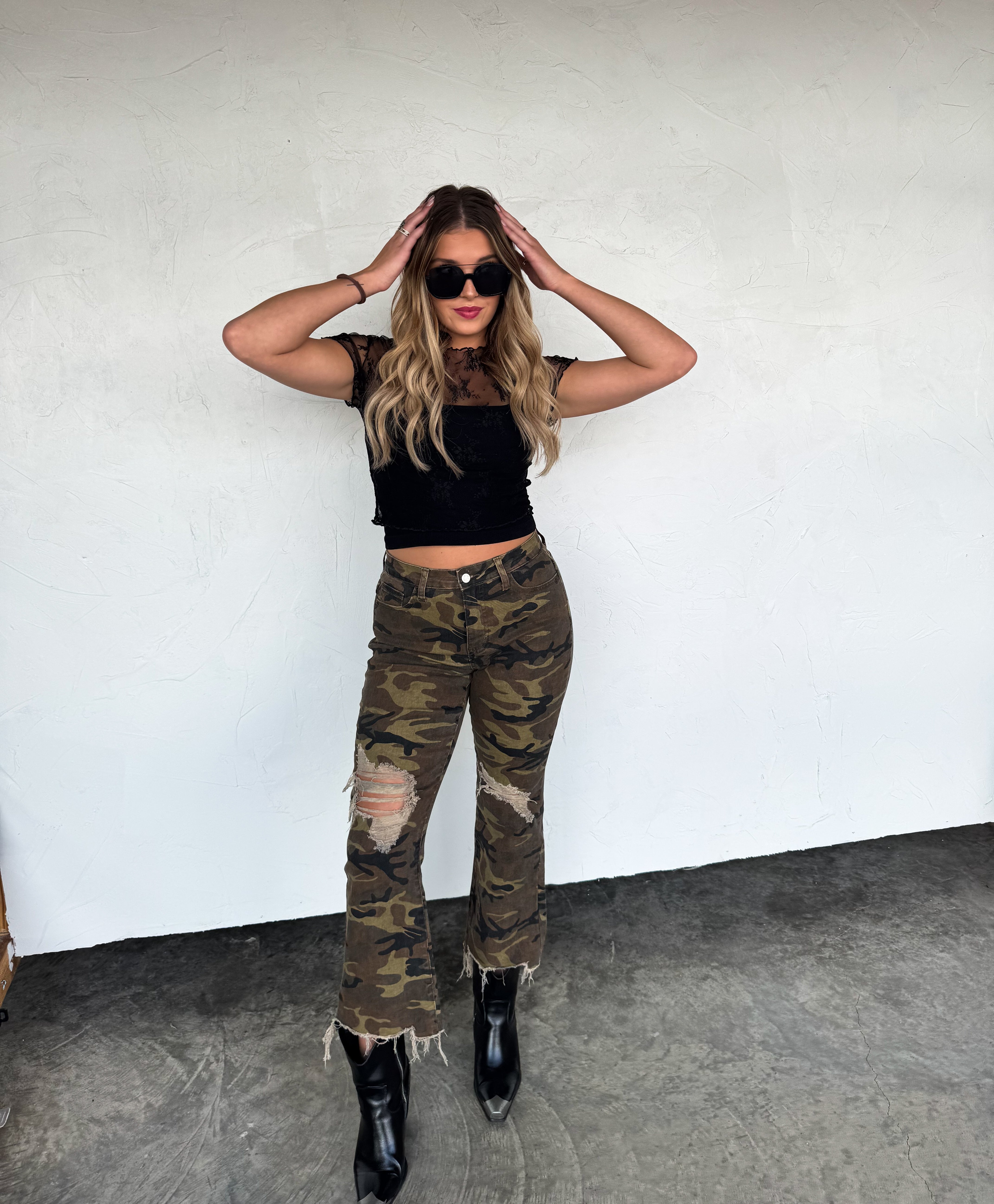 PRE-ORDER: URBAN CAMO DISTRESSED JEAN