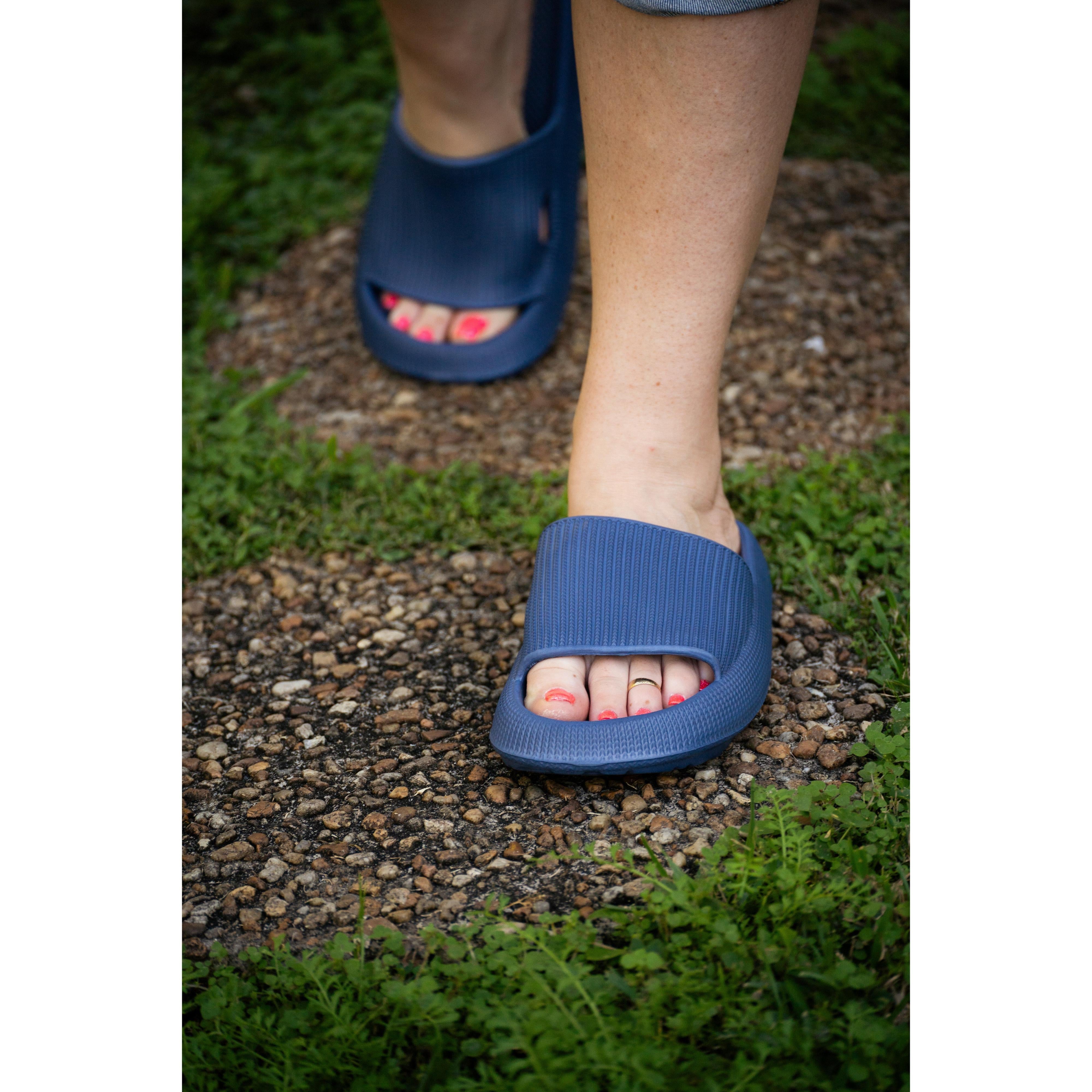 Navy Blue Insanely Comfy Casual Slides