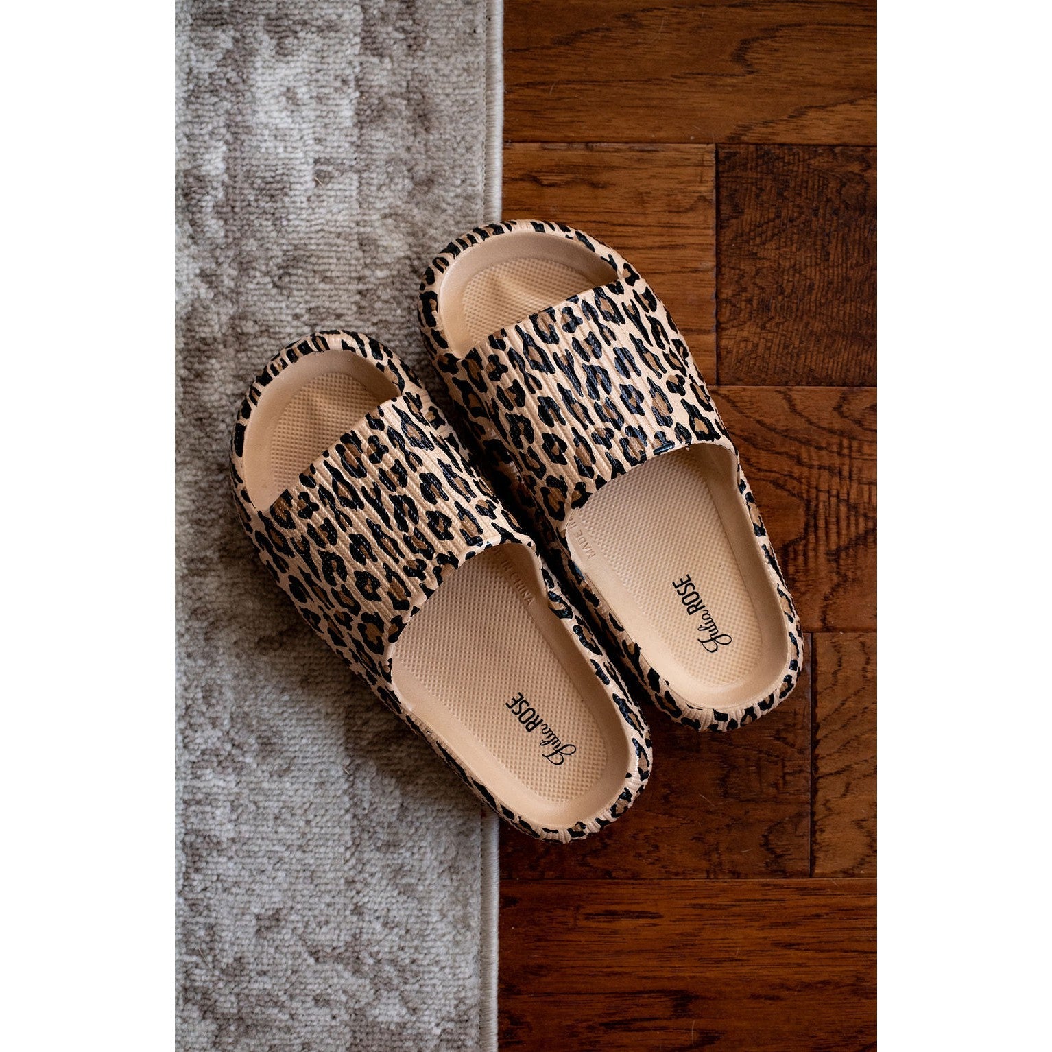 Brown Leopard  Insanely Comfy - Beach or Casual Slides