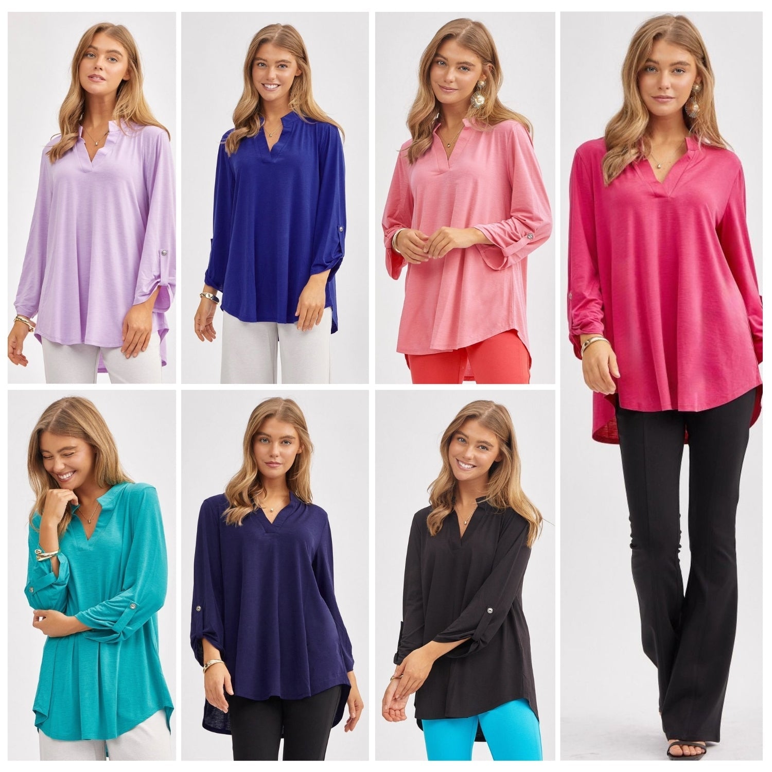 Lizzy 3/4 Sleeve Top
