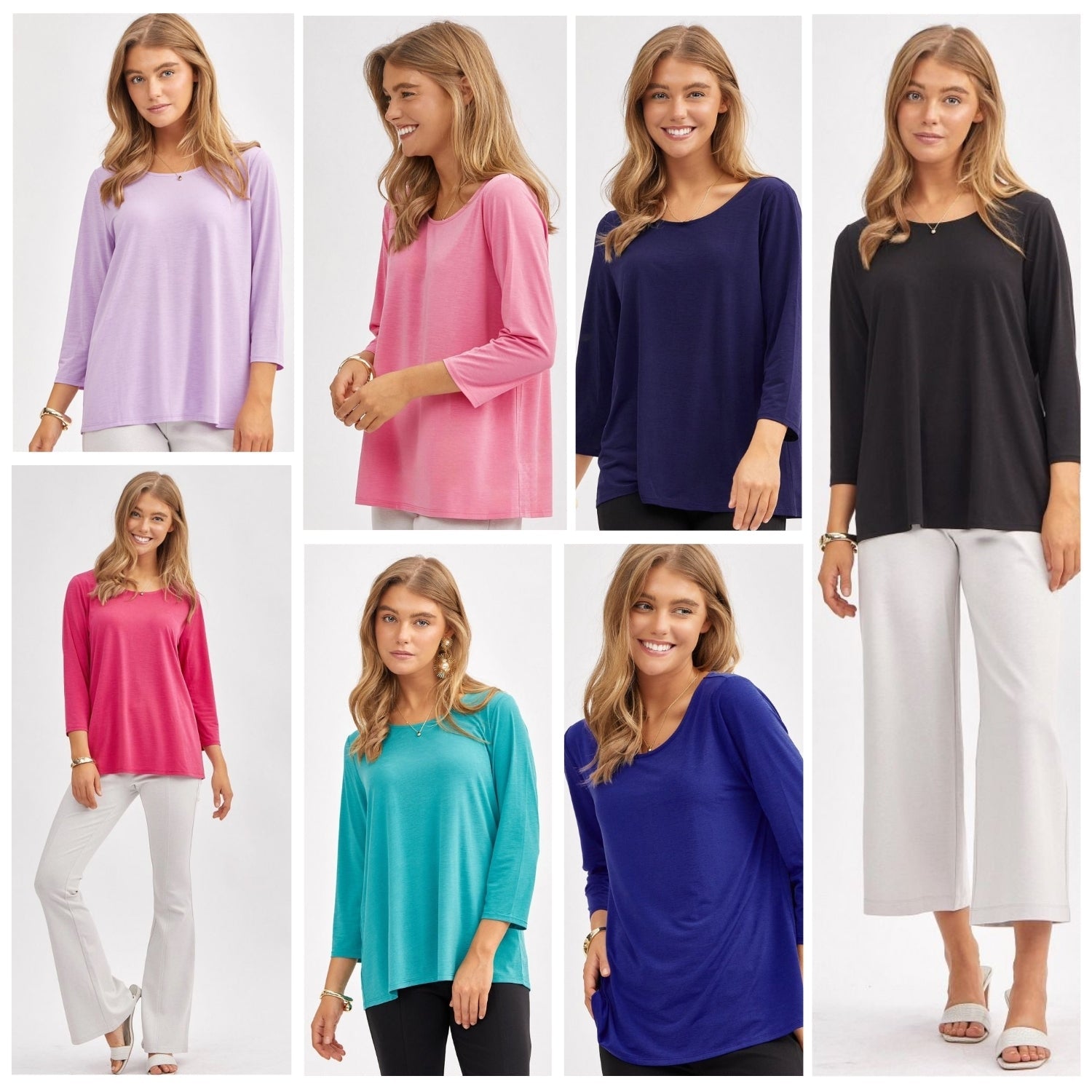 Classic Round Neck Top