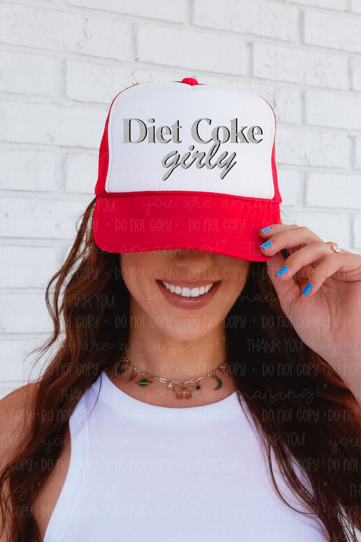 Diet Coke Girly Trucker Hat