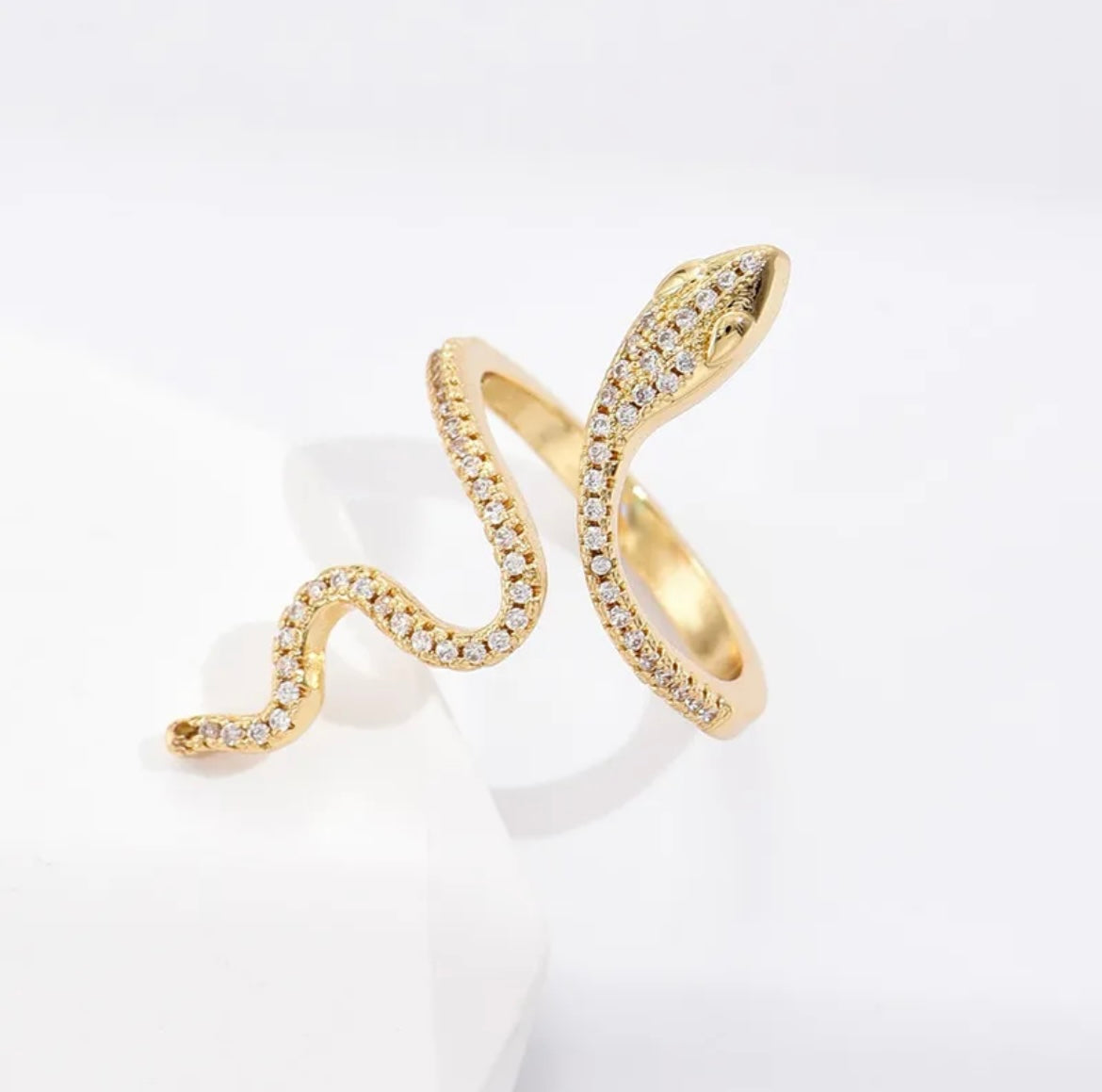 Diamond Snake Ring