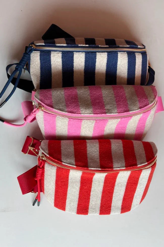 PRE-ORDER: Stripe Terry Bum Bag