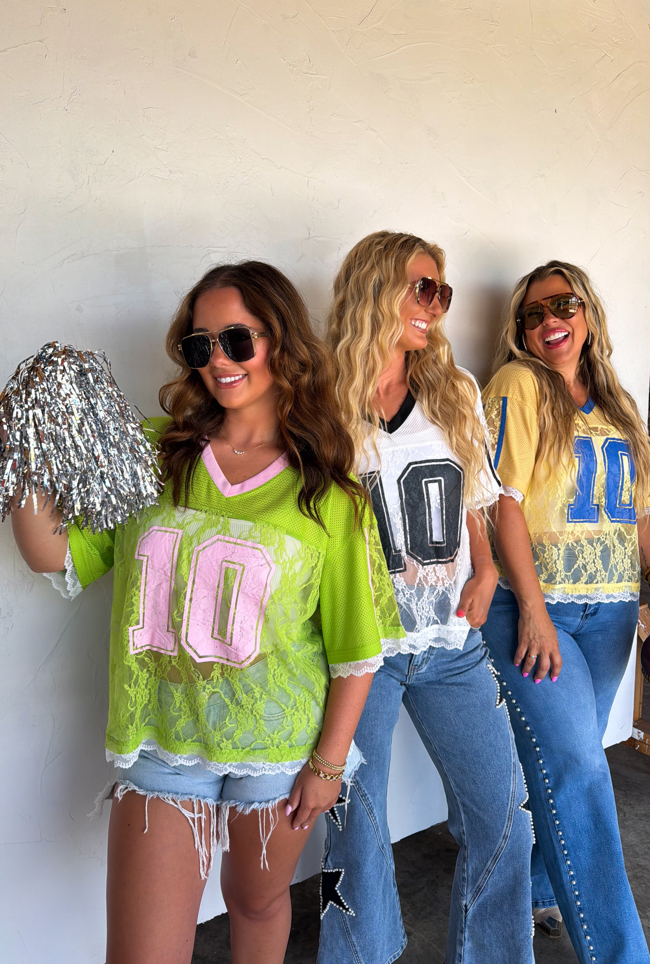 PRE-ORDER: BLEACHER BABE LACE JERSEY