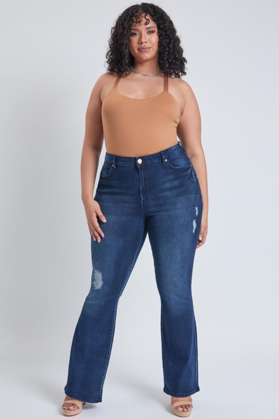 Basic Flare Jeans - Plus