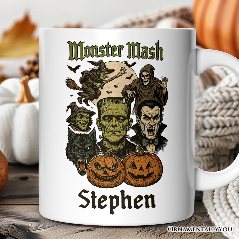 Monster Mash Classic Personalized Mug