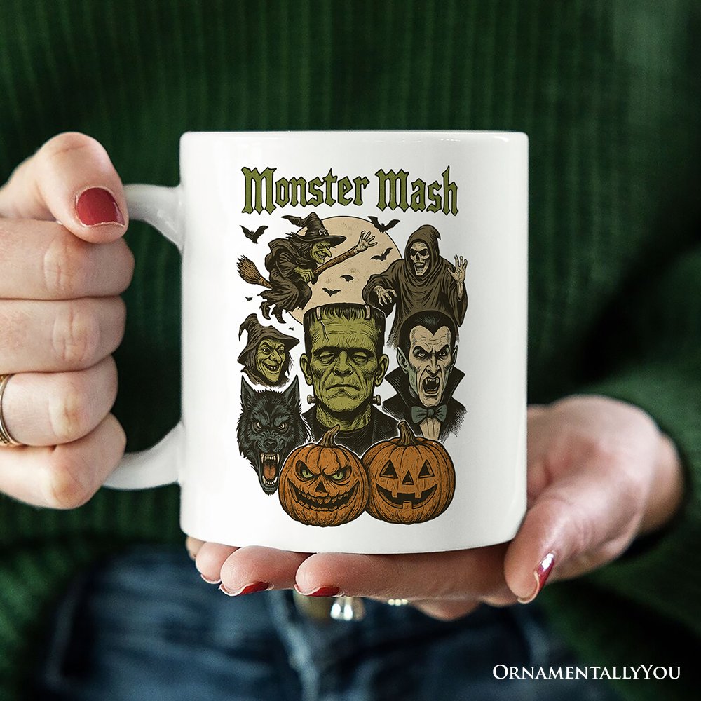 Monster Mash Classic Personalized Mug