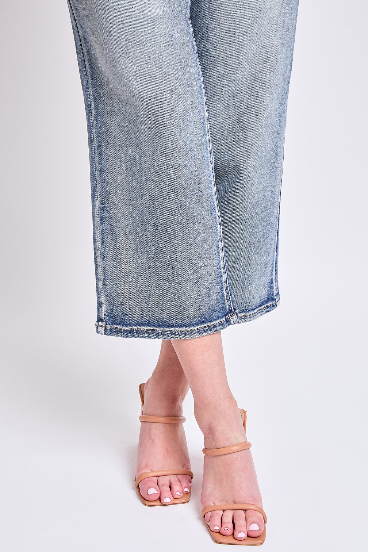 Luxe High Rise Cropped Wide Leg