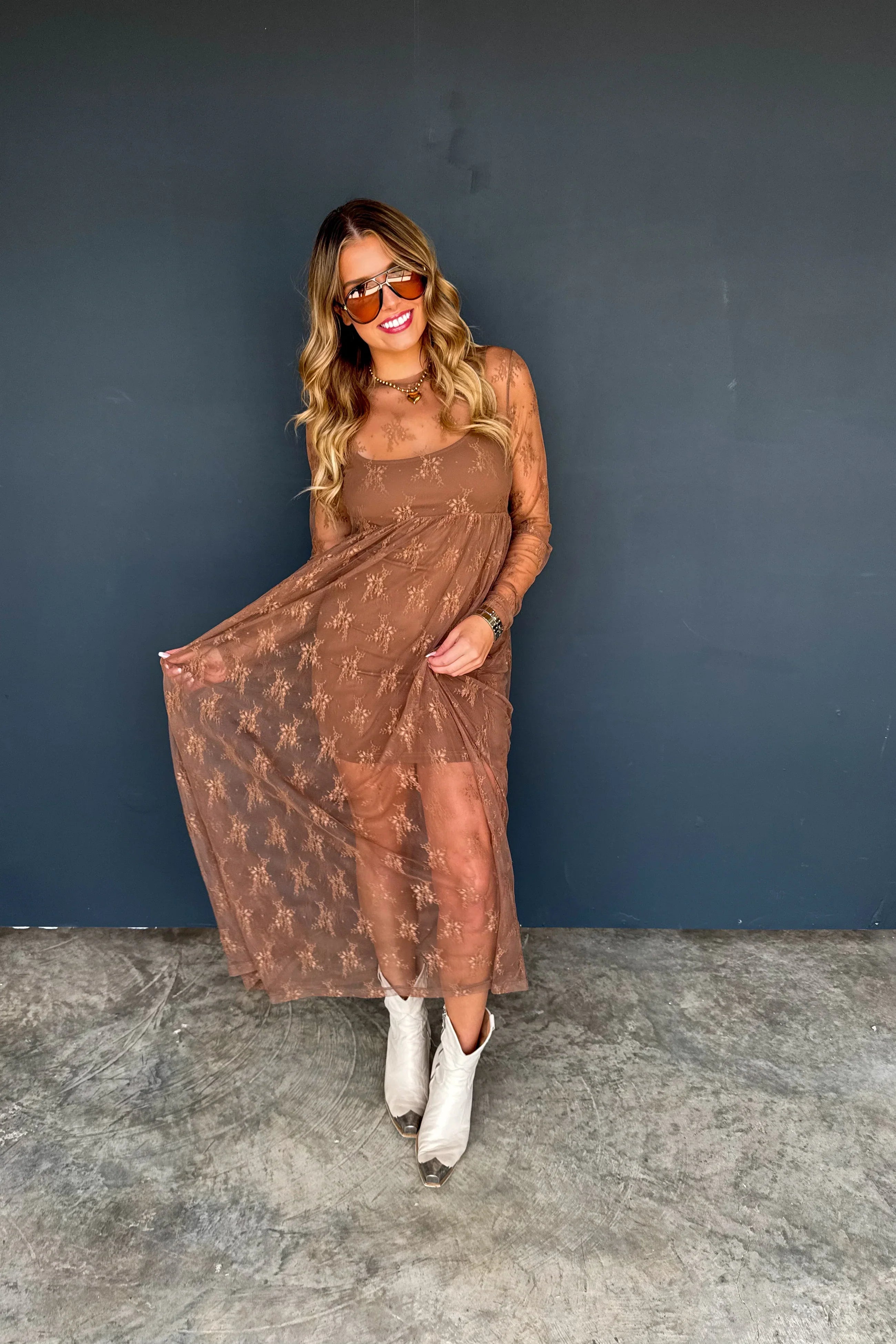 PRE-ORDER: Evangeline Lace Dress