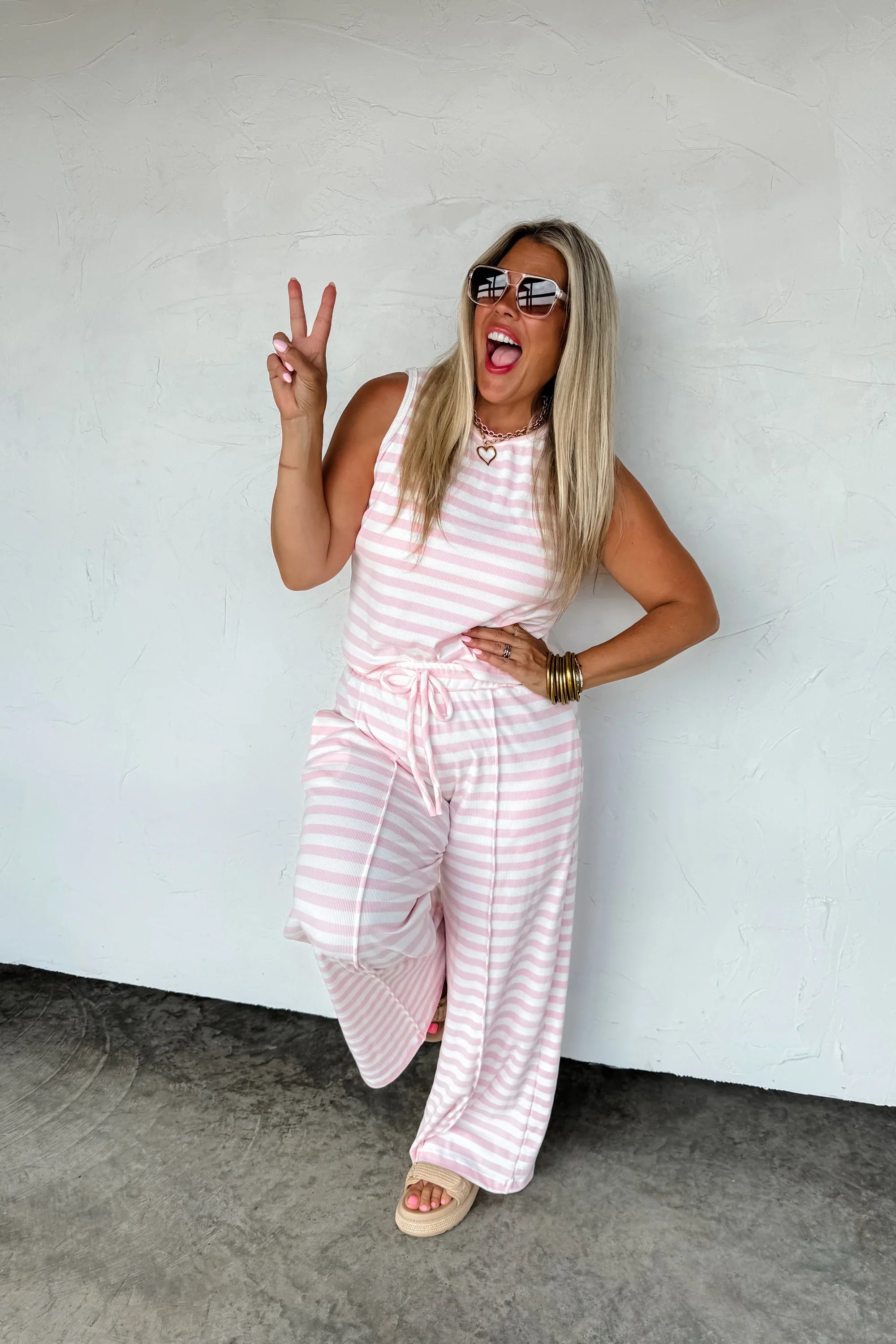 Haven Stripe Lounge Set