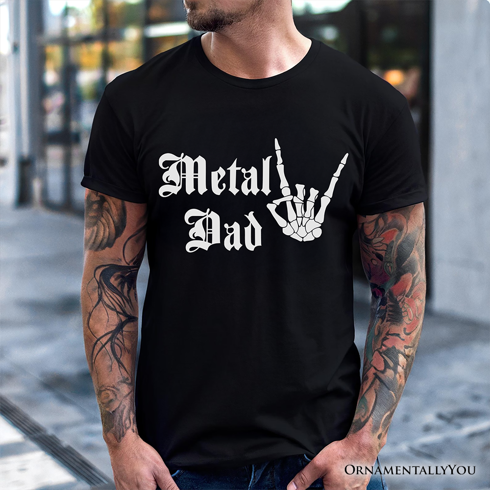 Metal Dad Skeleton T-Shirt