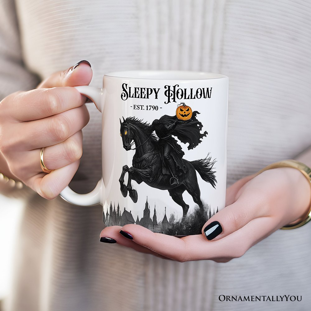 Headless Horseman Spooky Halloween Personalized Mug