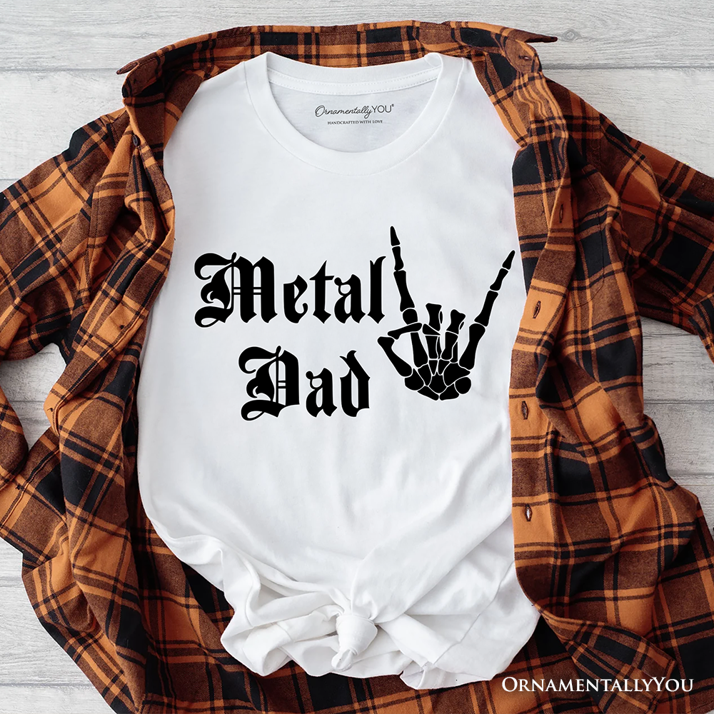 Metal Dad Skeleton T-Shirt