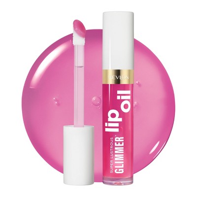 Revlon Super Lustrous Glimmer Lip Oil Moisturizing 004 Gone Rose 0.13 fl oz