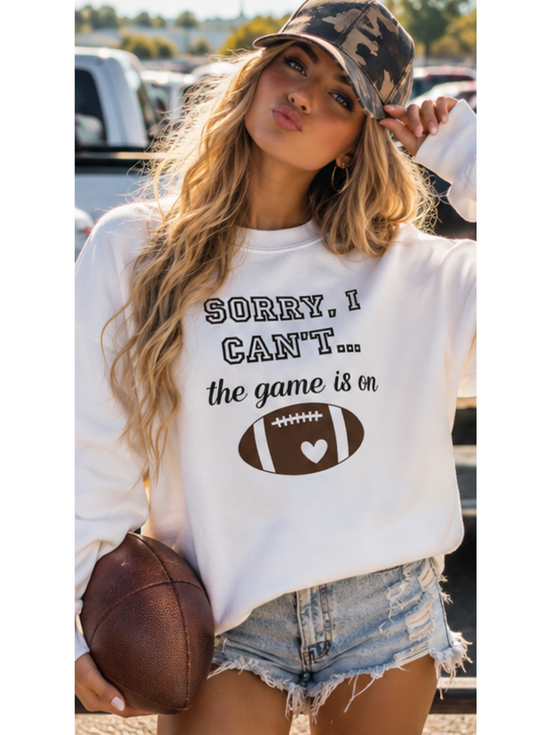 Game Time Excuse Sweatshirt – Football Gameday Fan Gear
