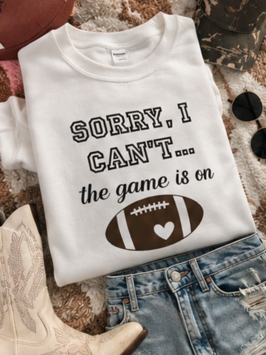 Game Time Excuse Sweatshirt – Football Gameday Fan Gear