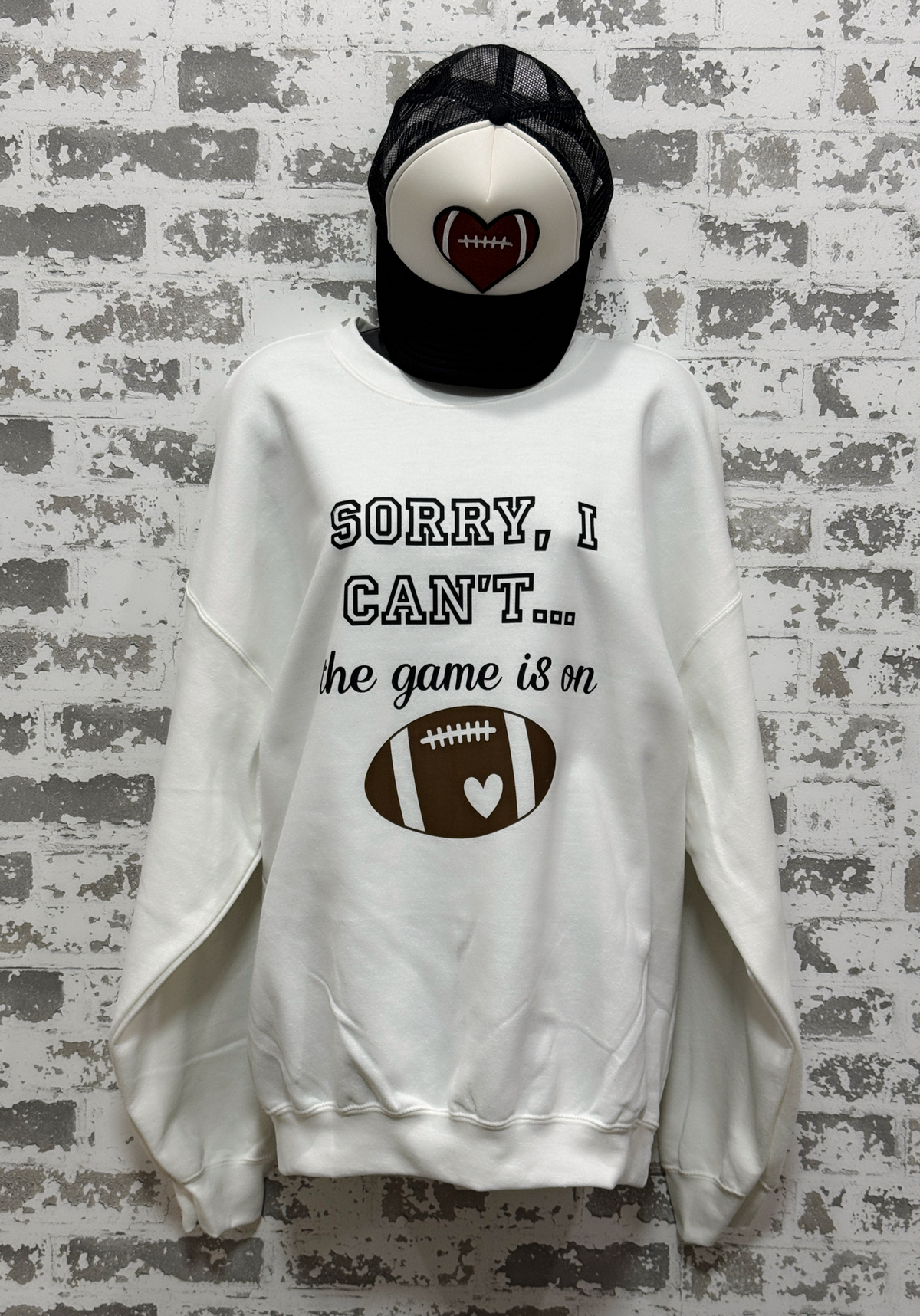 Game Time Excuse Sweatshirt – Football Gameday Fan Gear