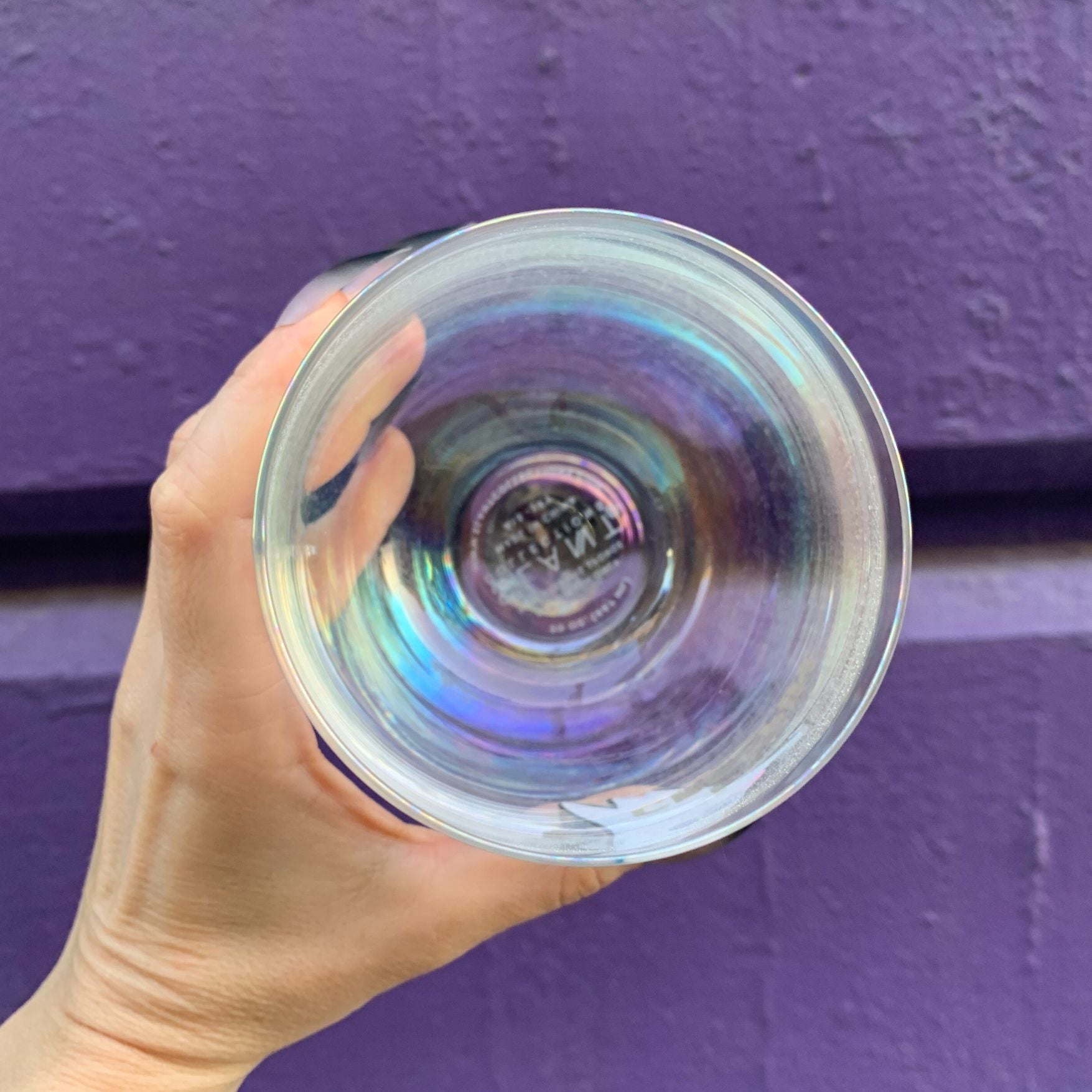 Ghost "I Be Creepin" Jumbo Stemless Wine Glass in Iridescent | 30 Oz.