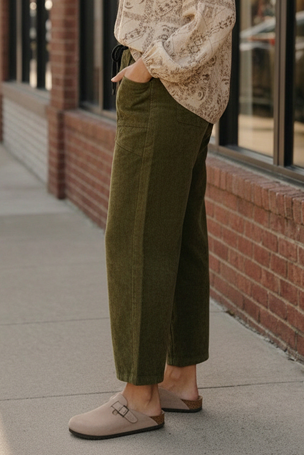 Stealth Mode Olive Drawstring Pants