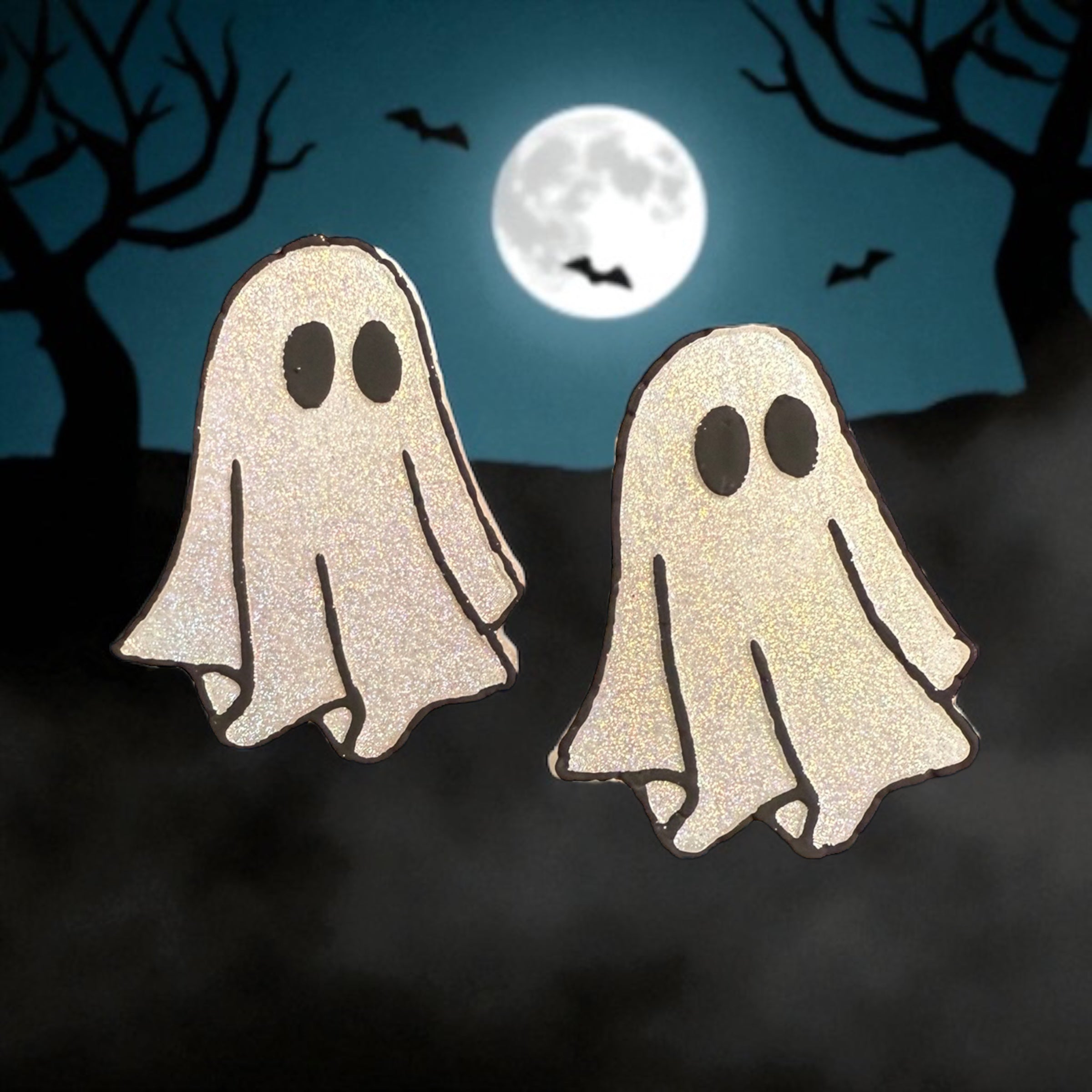 Sparkle Ghost Magnet Set