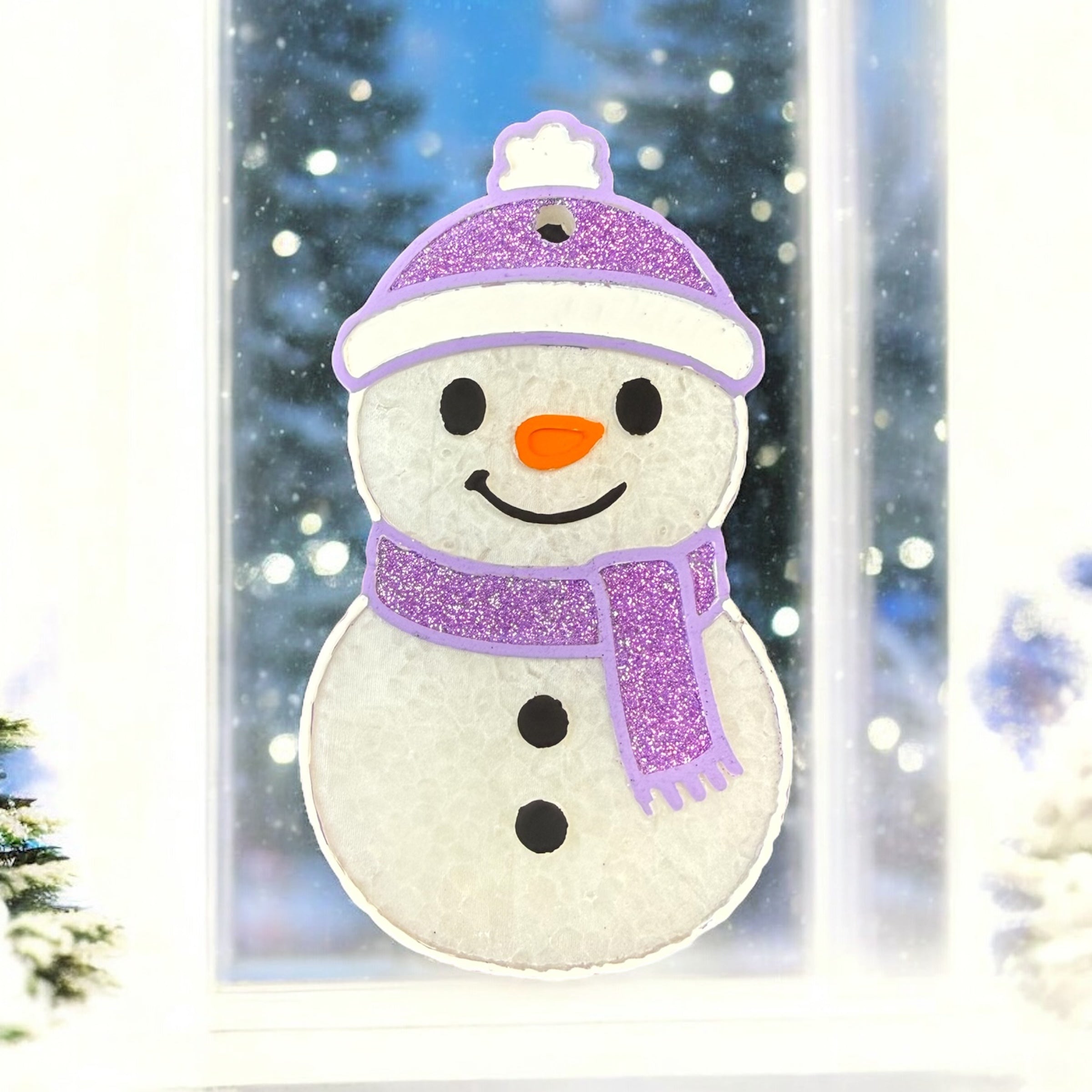 PRE-ORDER: Sparkly Snowman Freshie