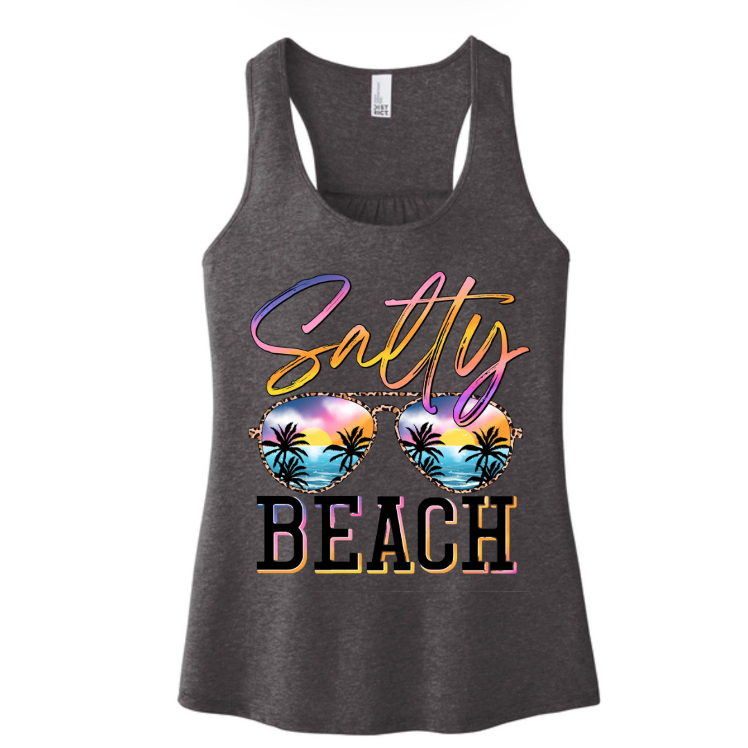 Salty beach