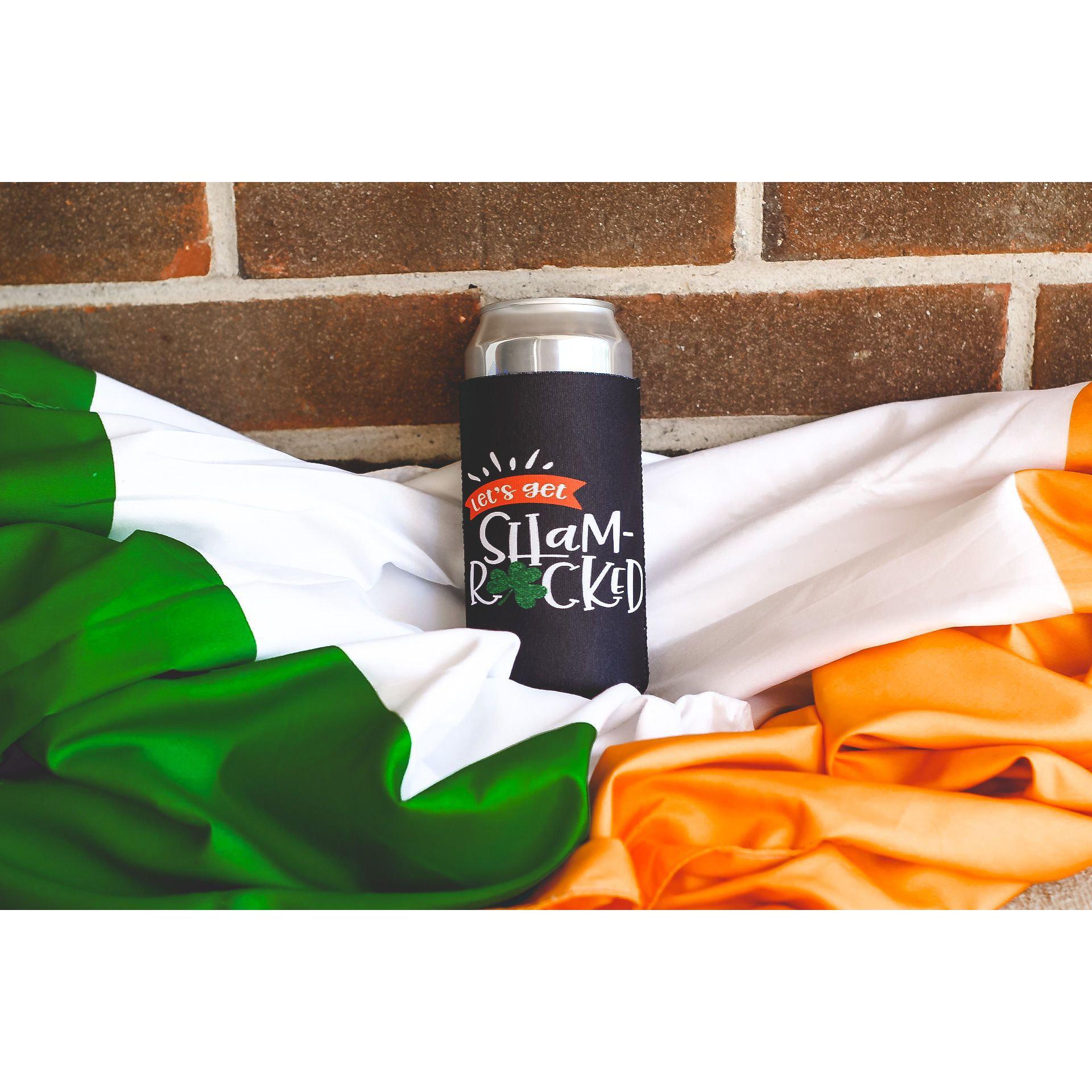 St. Patrick’s Day Neoprene Slim & Regular Can Holders