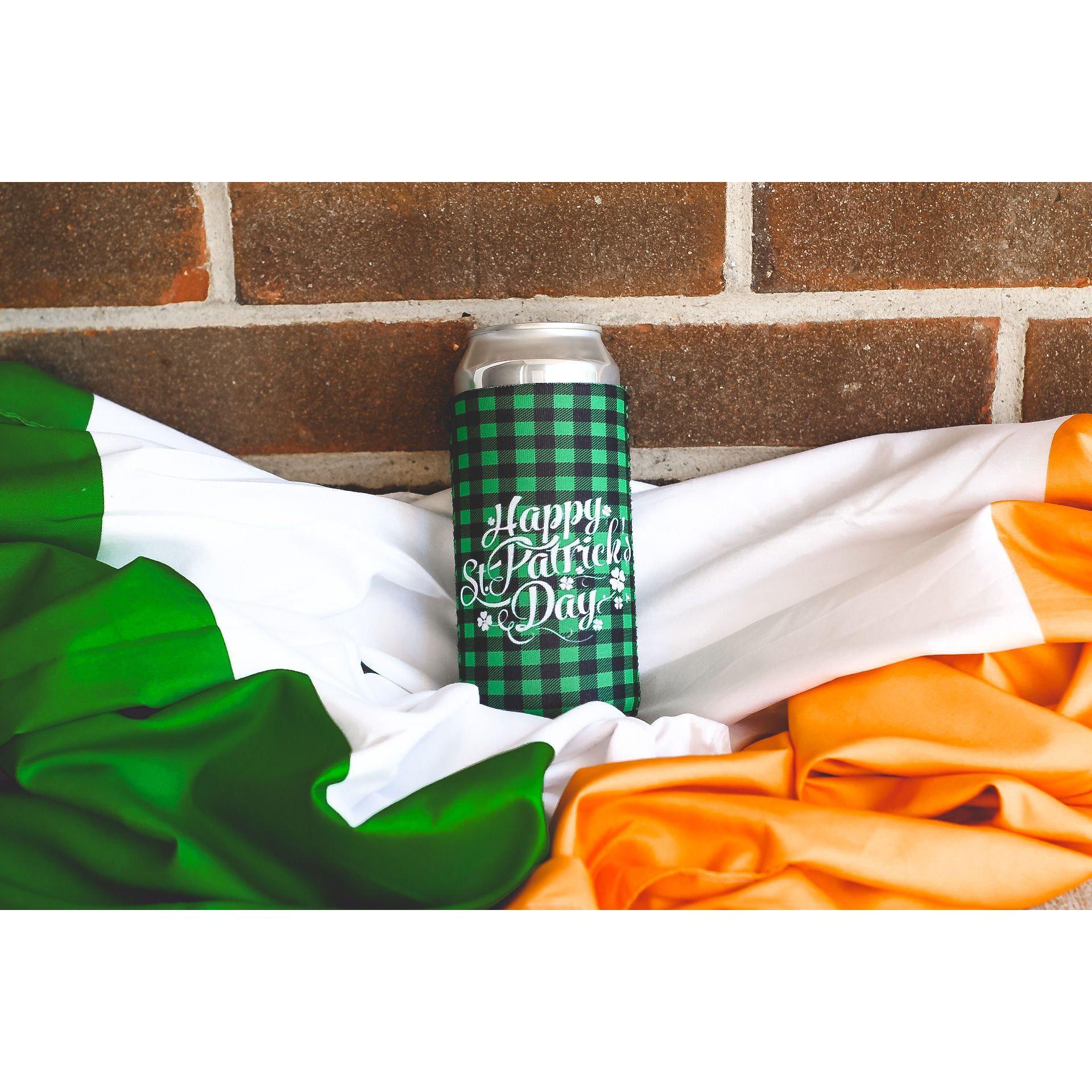 St. Patrick’s Day Neoprene Slim & Regular Can Holders