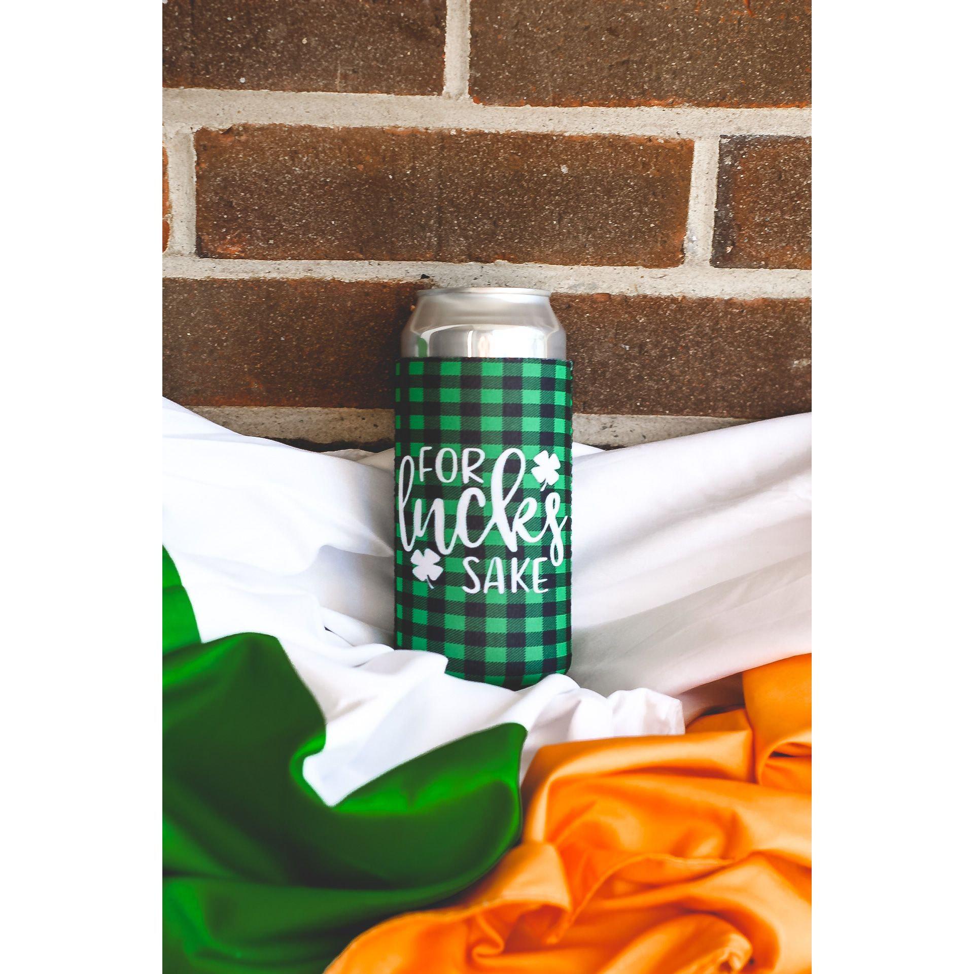 St. Patrick’s Day Neoprene Slim & Regular Can Holders