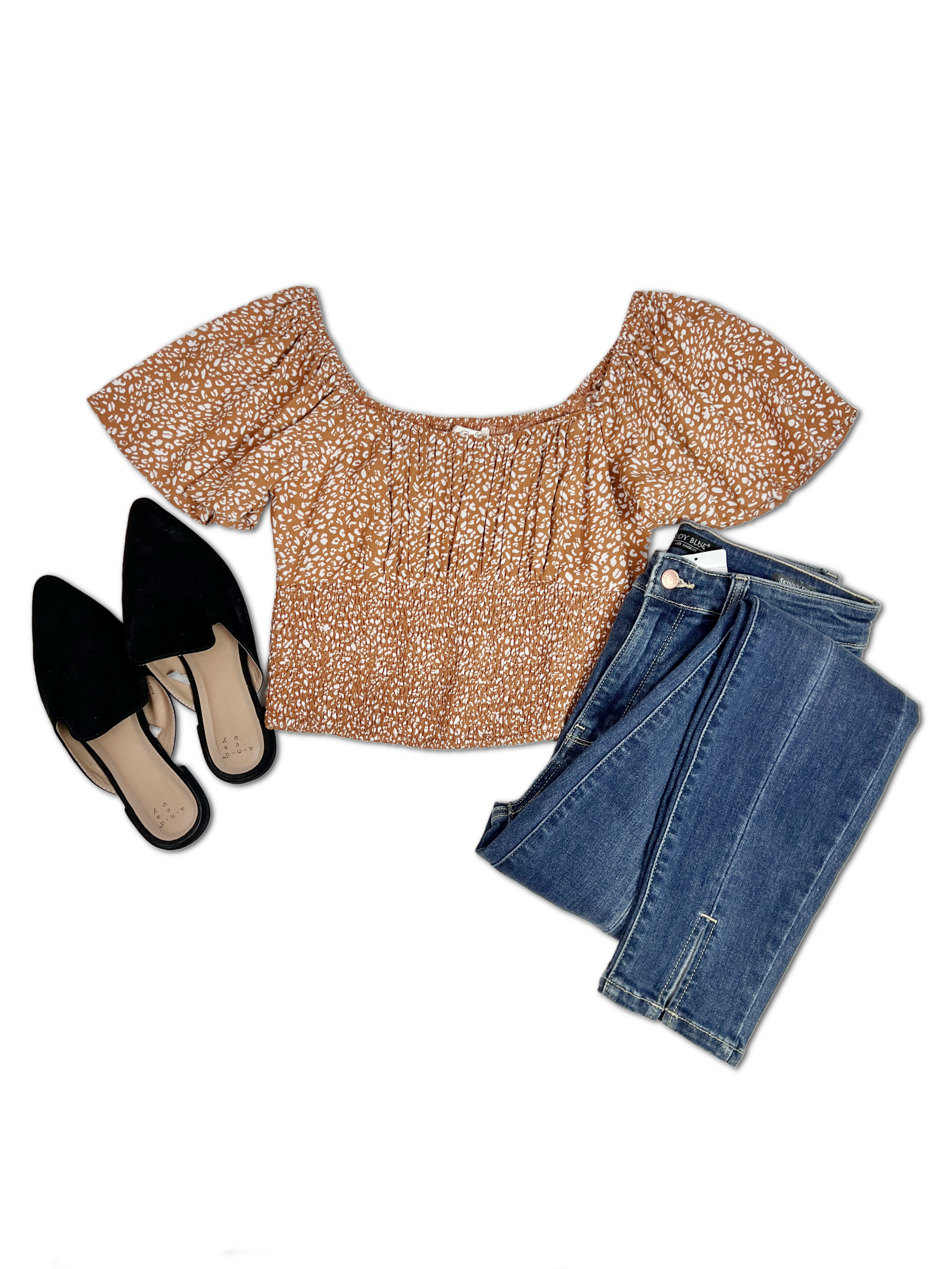 Valley Ready Crop Top - Camel