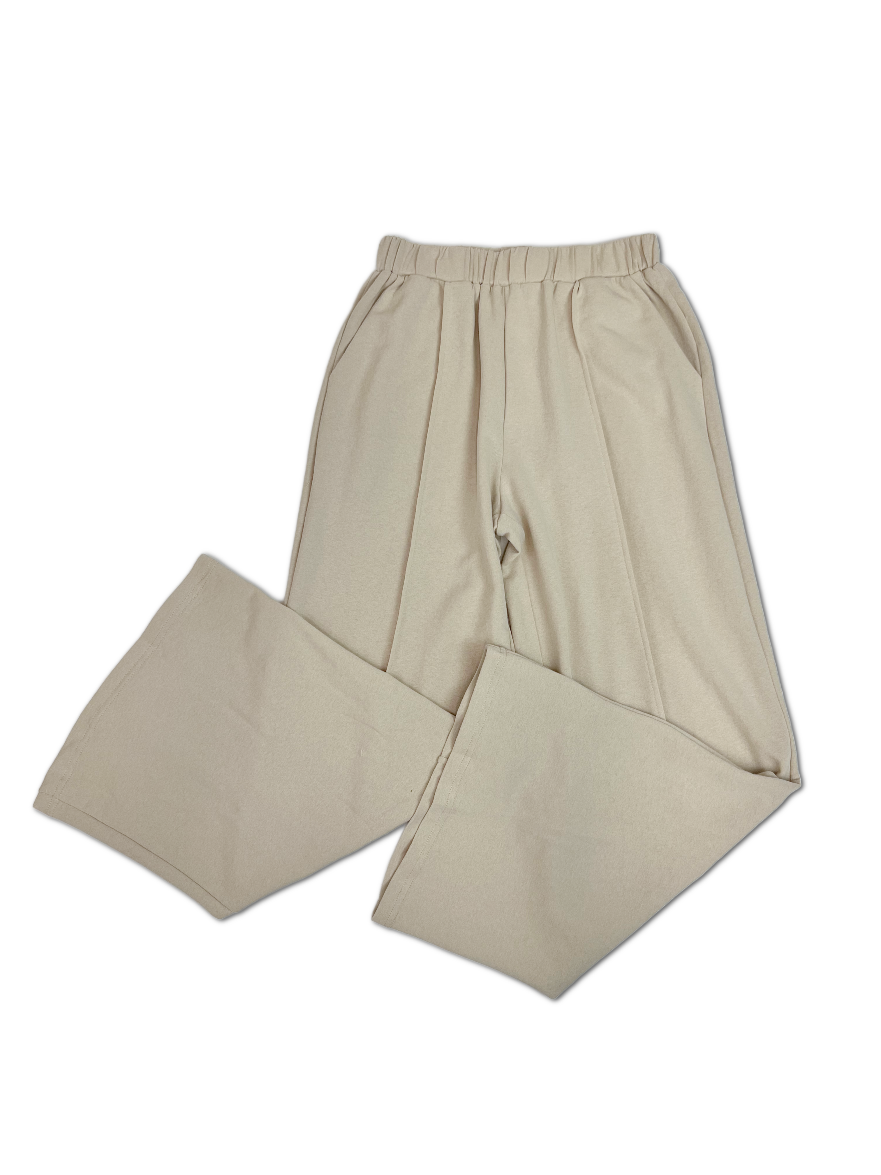 A Classy Girl Wide Leg Pants Beige