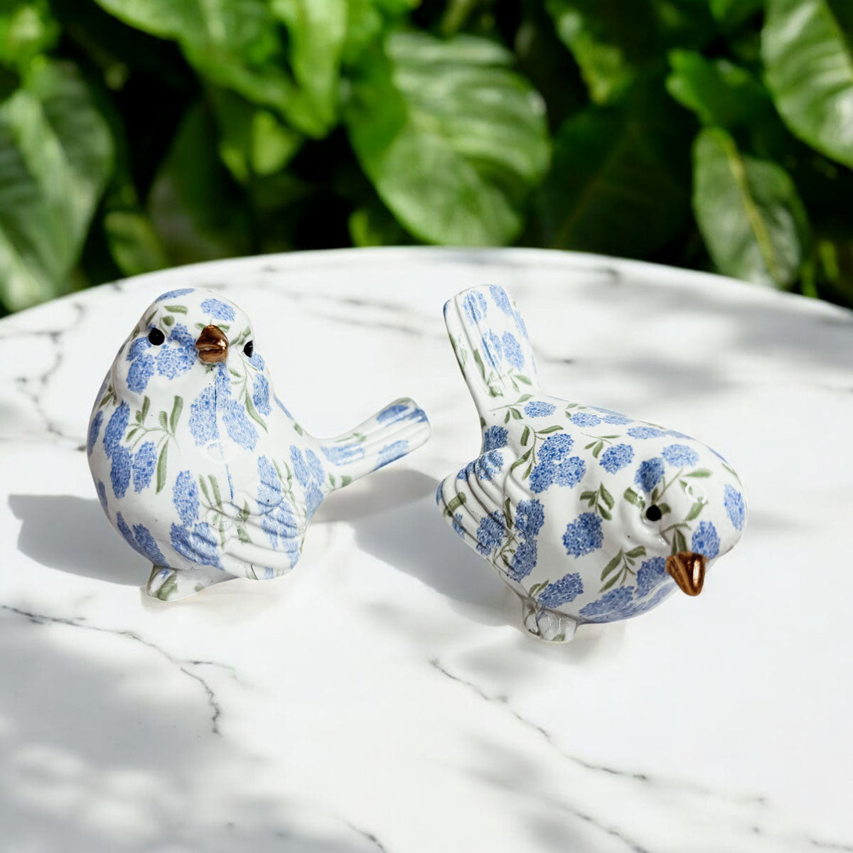 Blue Hydrangea Birds