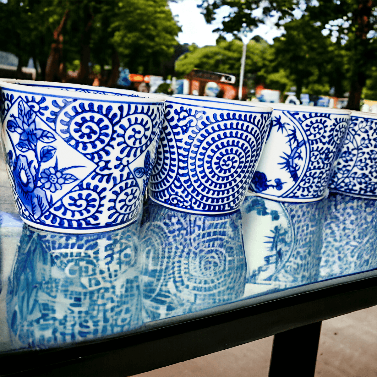 Mini Chinoiserie Cachepots