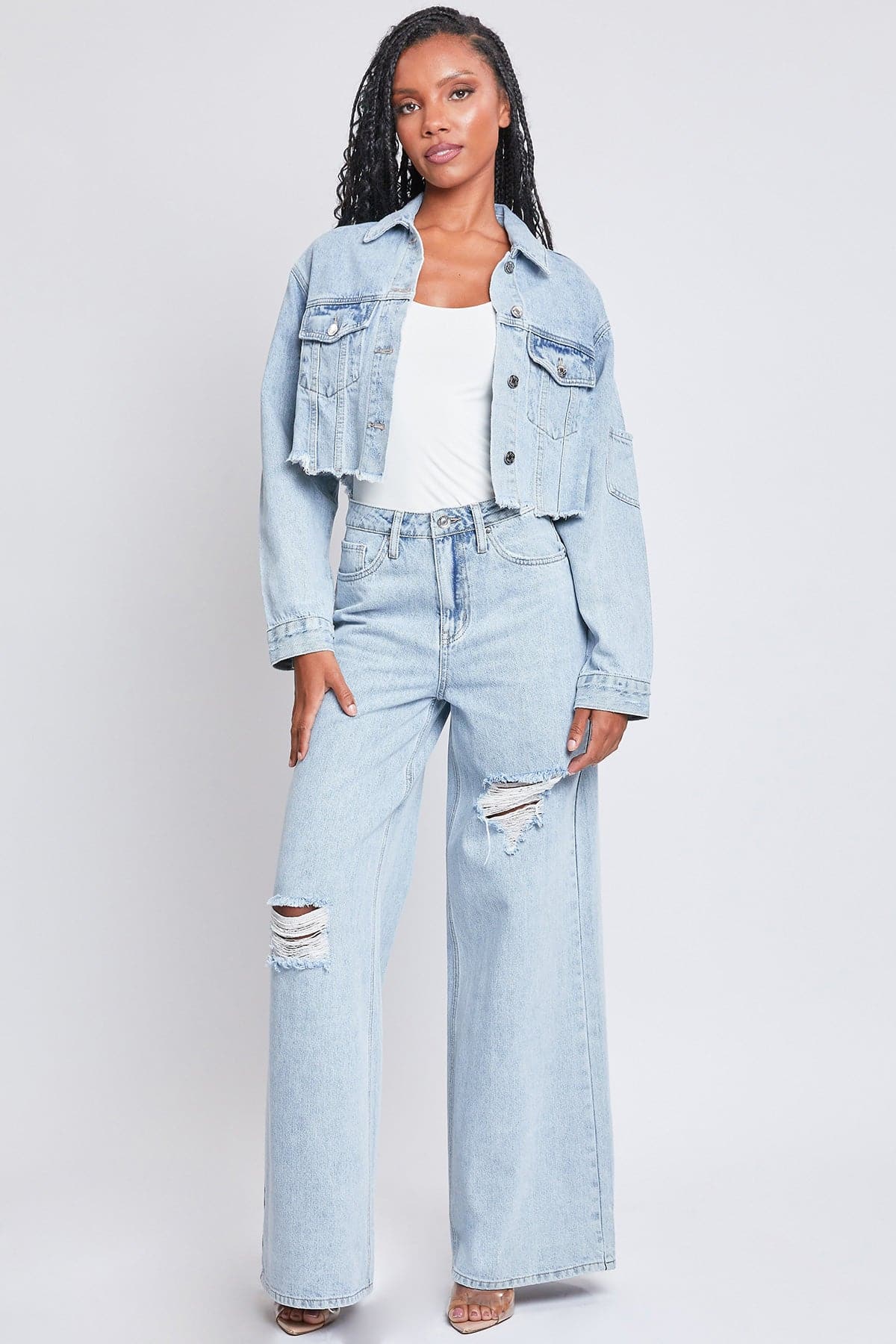 Cropped Denim Jacket