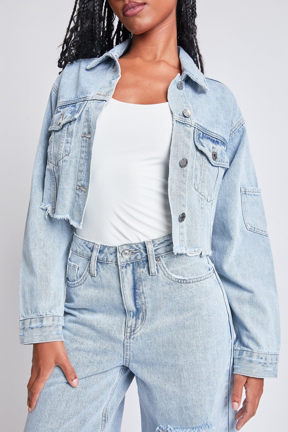 Cropped Denim Jacket
