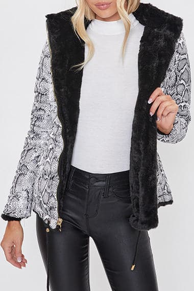 Winter Faux Fur Reversible Jacket