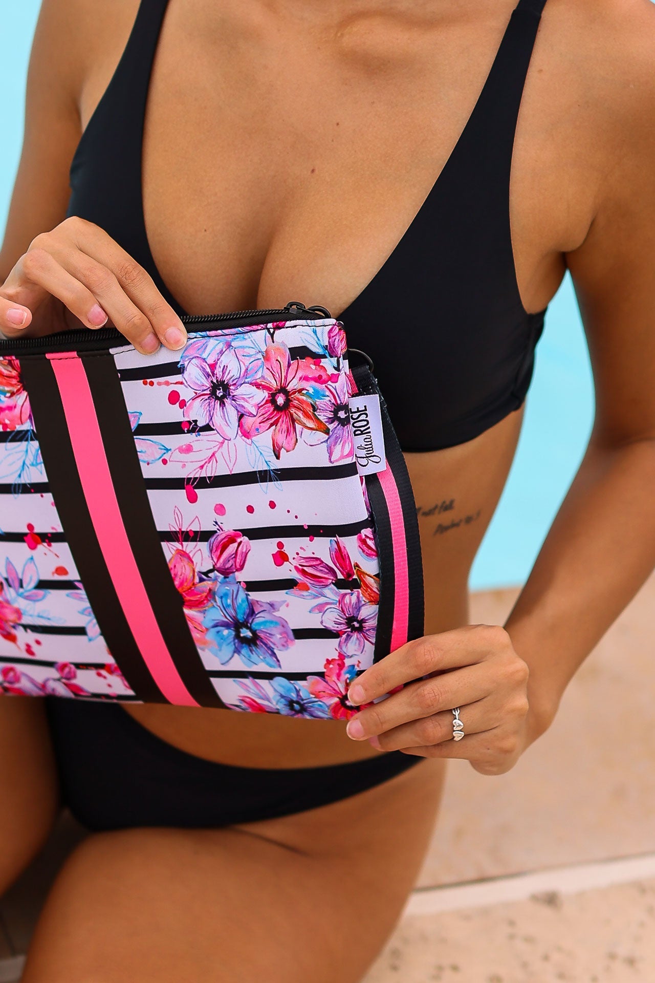 The Lucy Floral Swim / Wet Bag