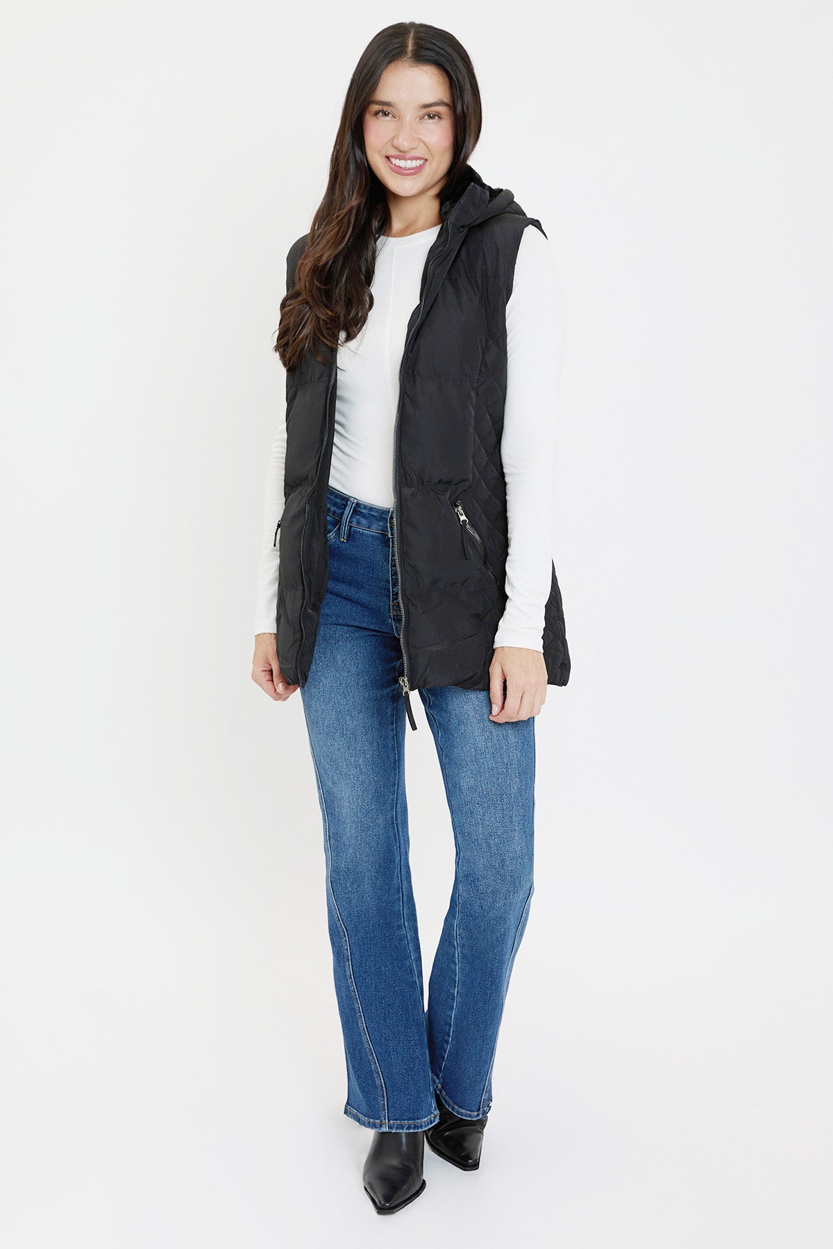 Faux Fur Puffer Vest