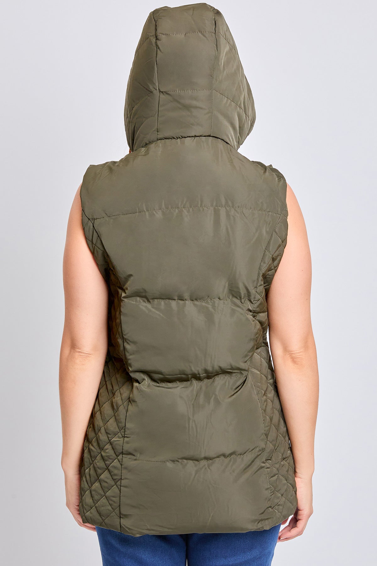 Faux Fur Puffer Vest