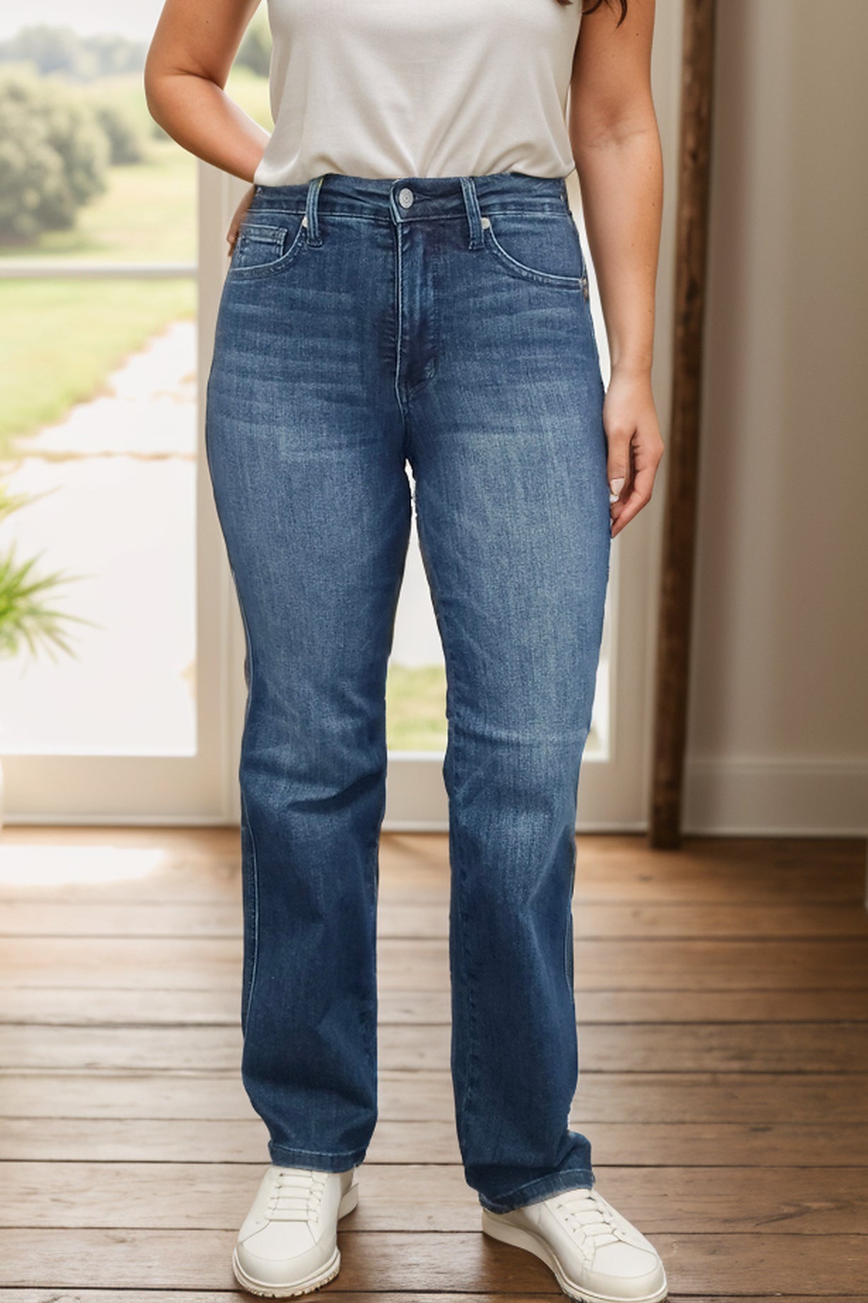 Everything You Want Tummy Control Straight Leg Jeans