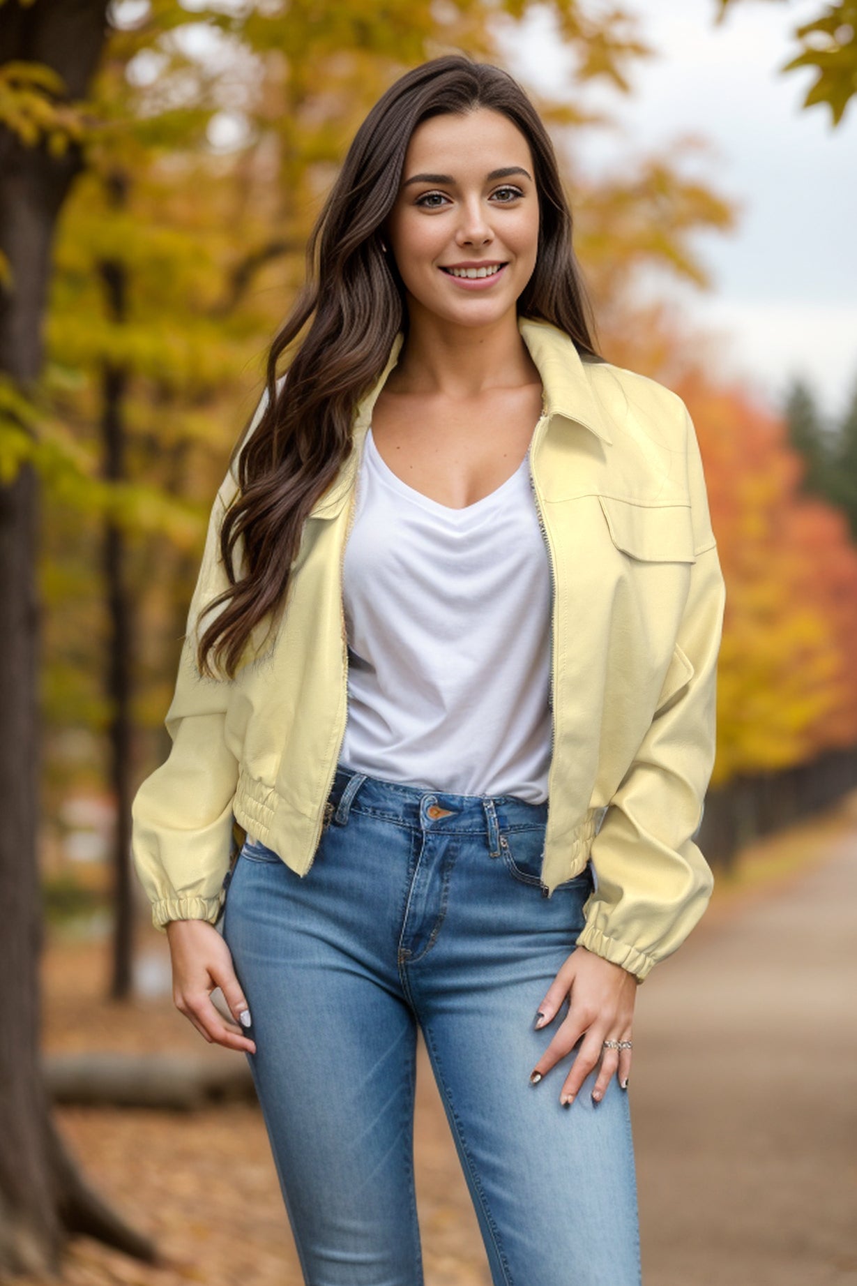 Little Ray of Sunshine Leather Jacket