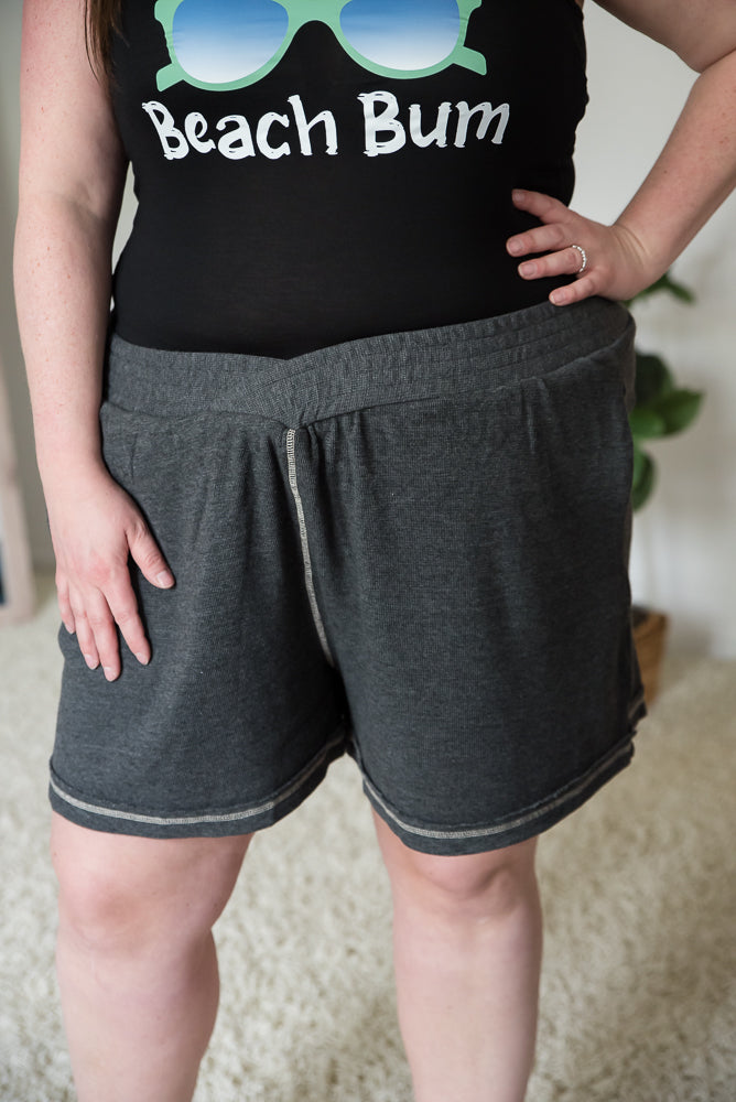 Crossover Charcoal Shorts-White Birch-The Dapper Squirrel