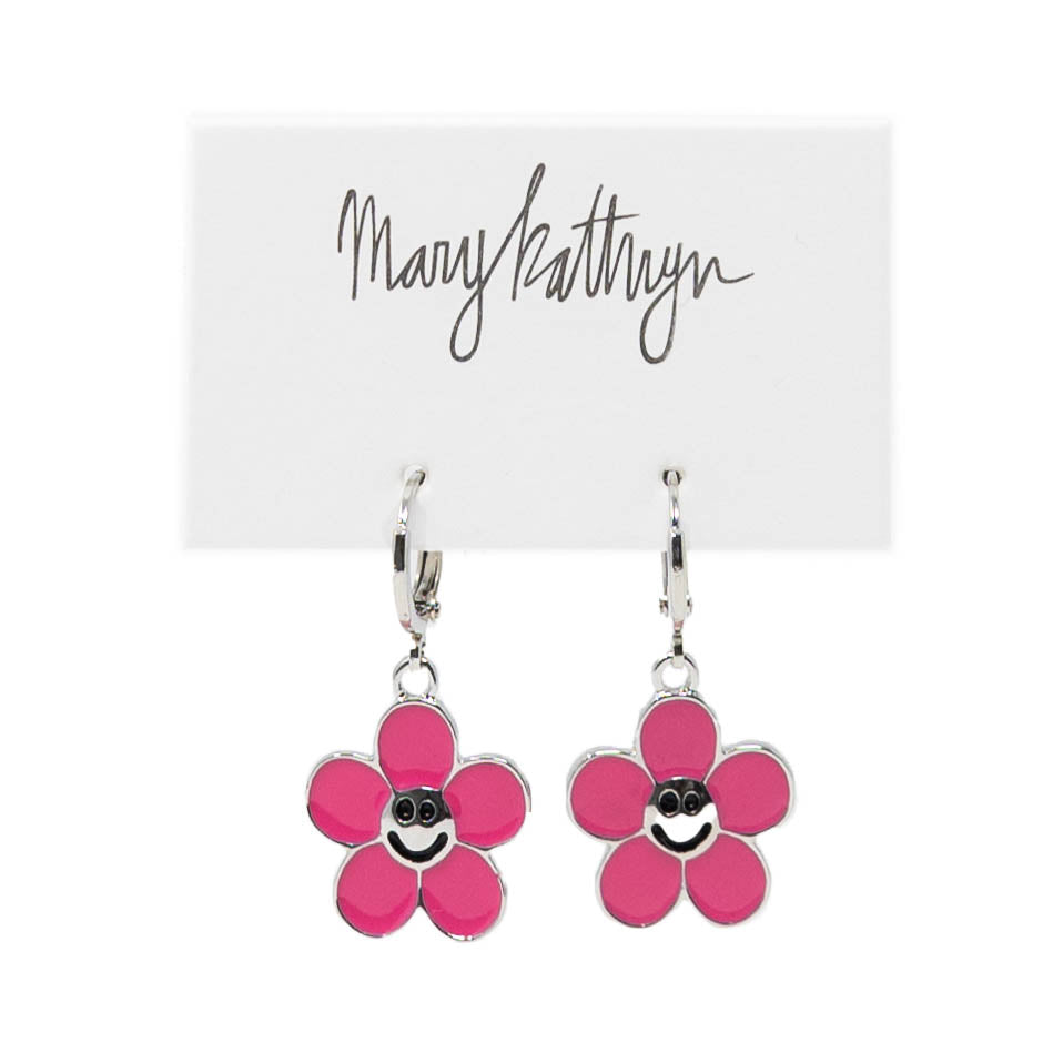 Flower Smiley Face Huggies