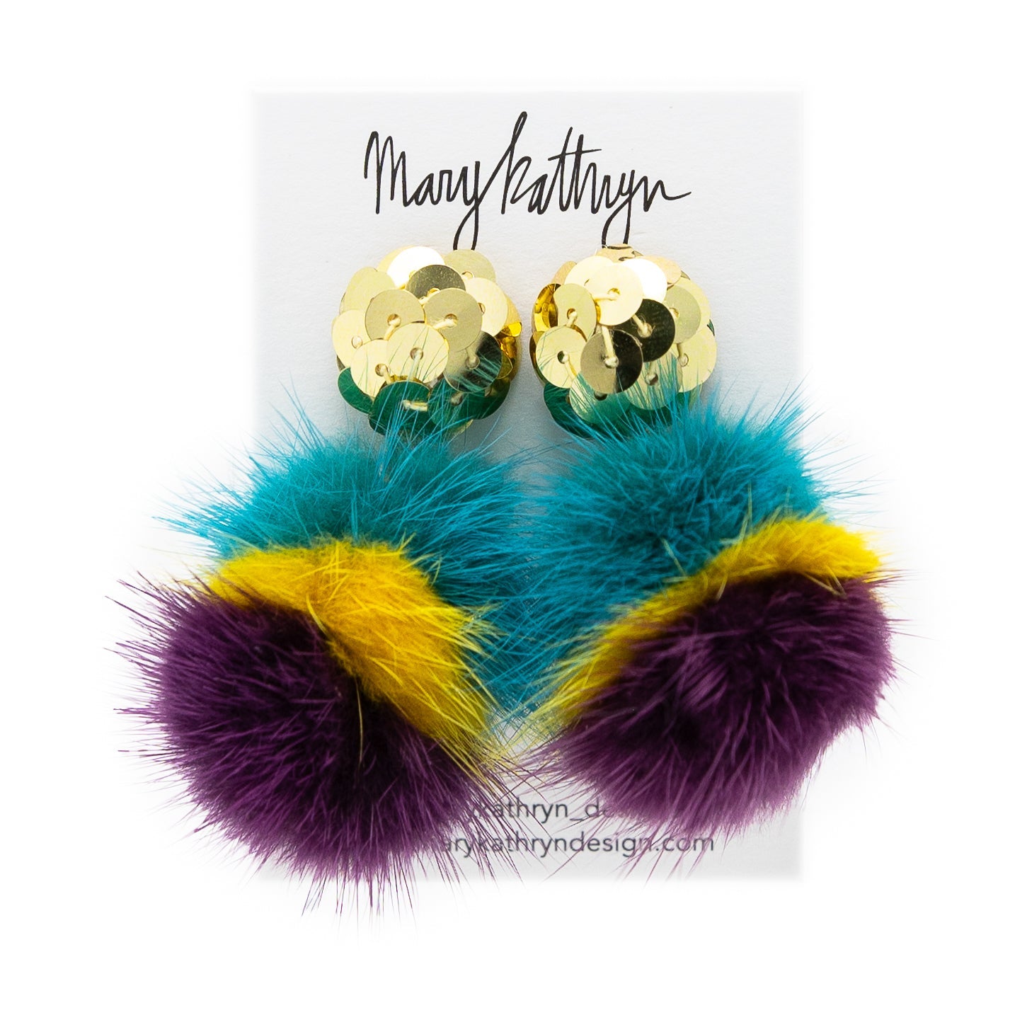 Fat Tuesday Flare Earrings