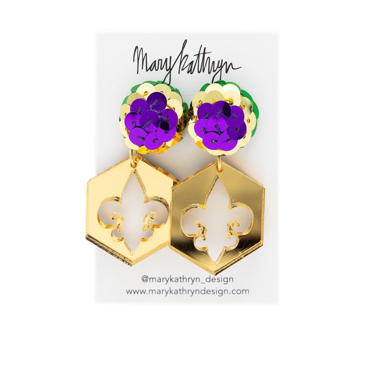 Mardi Party Earrings