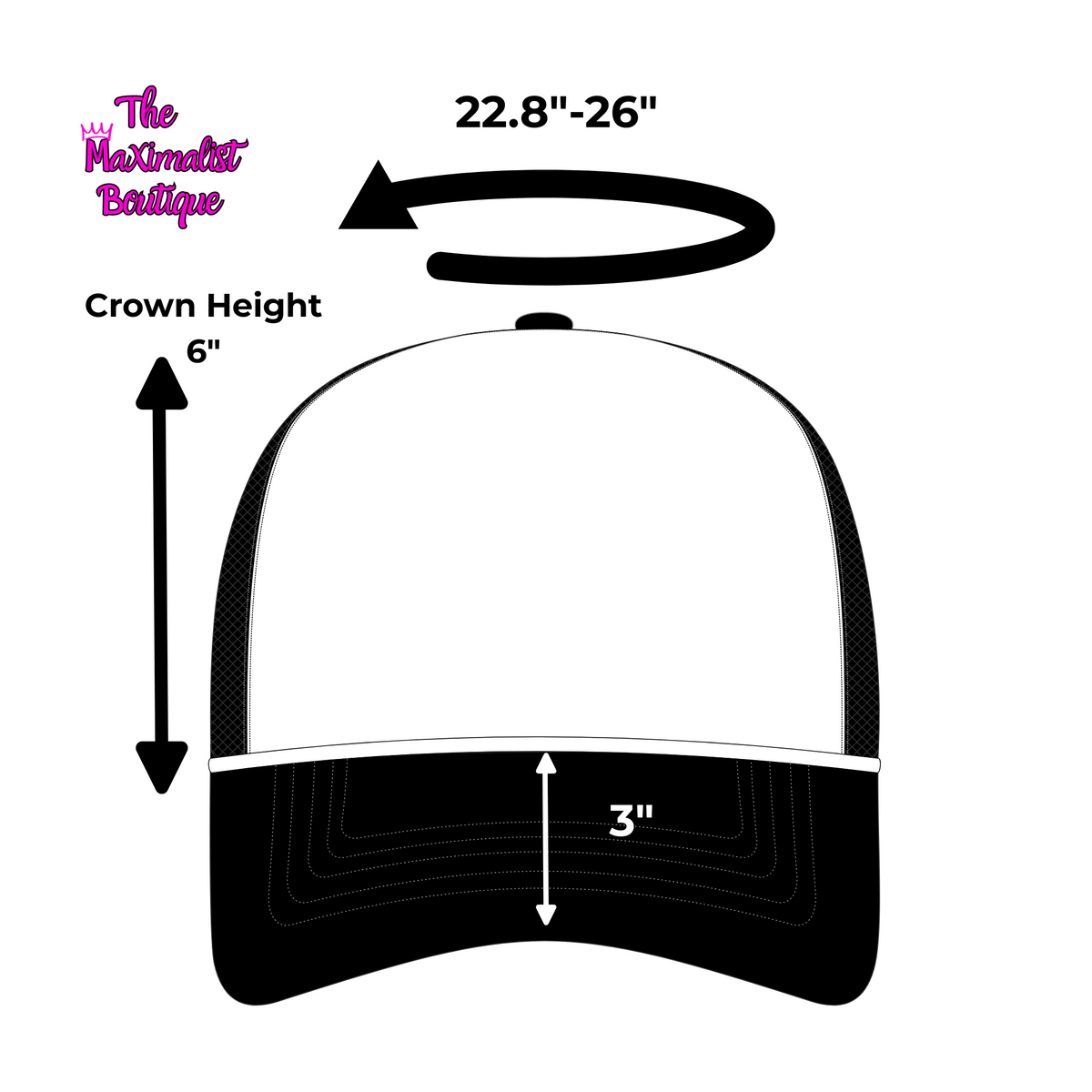 Can't Talk. Football. Bye. Trucker Hat | Pink & Black Football Hat